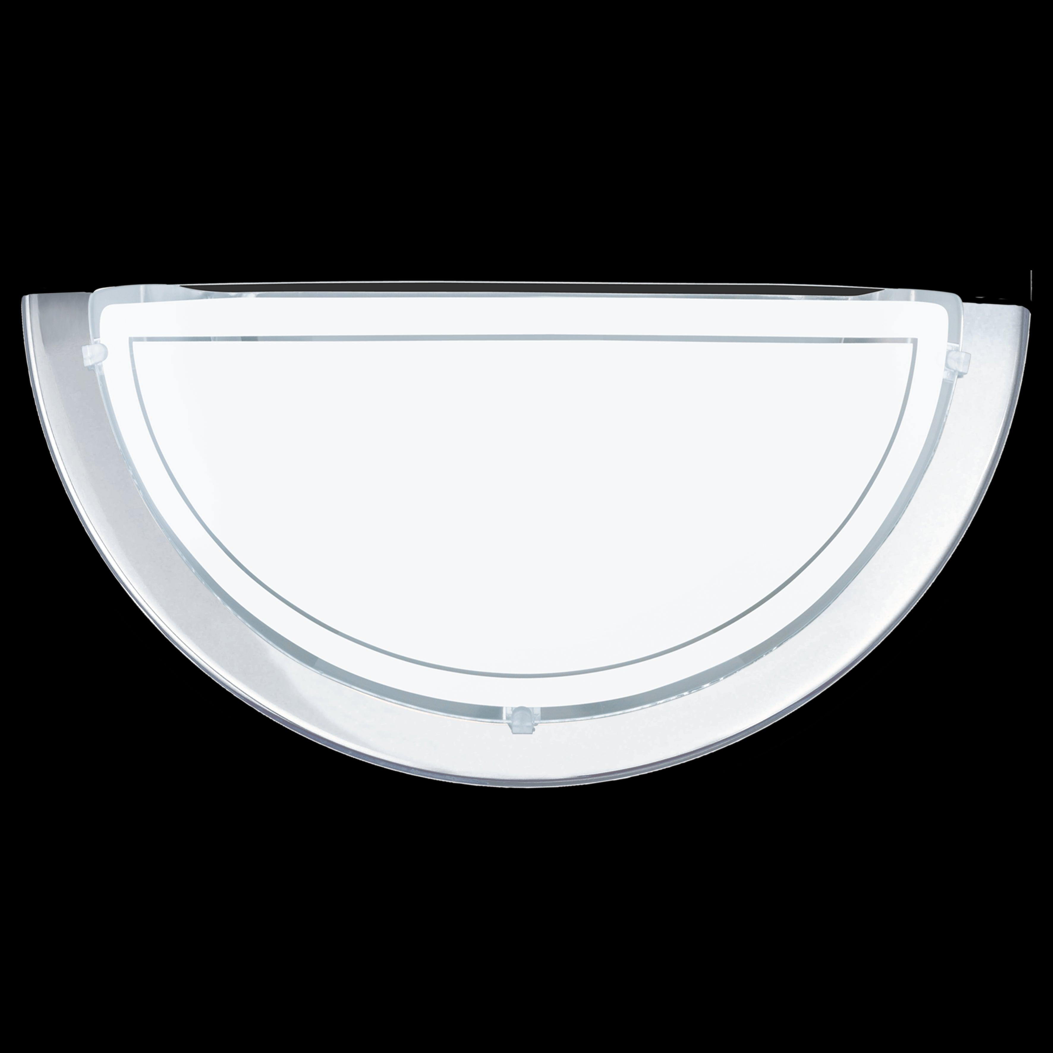 eglo planet 1 chrome white painted glass wall light living room image