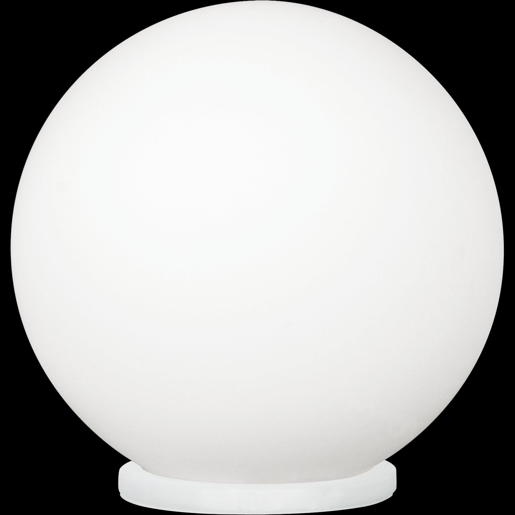 eglo rondo opal glass sphere table lamp living room image