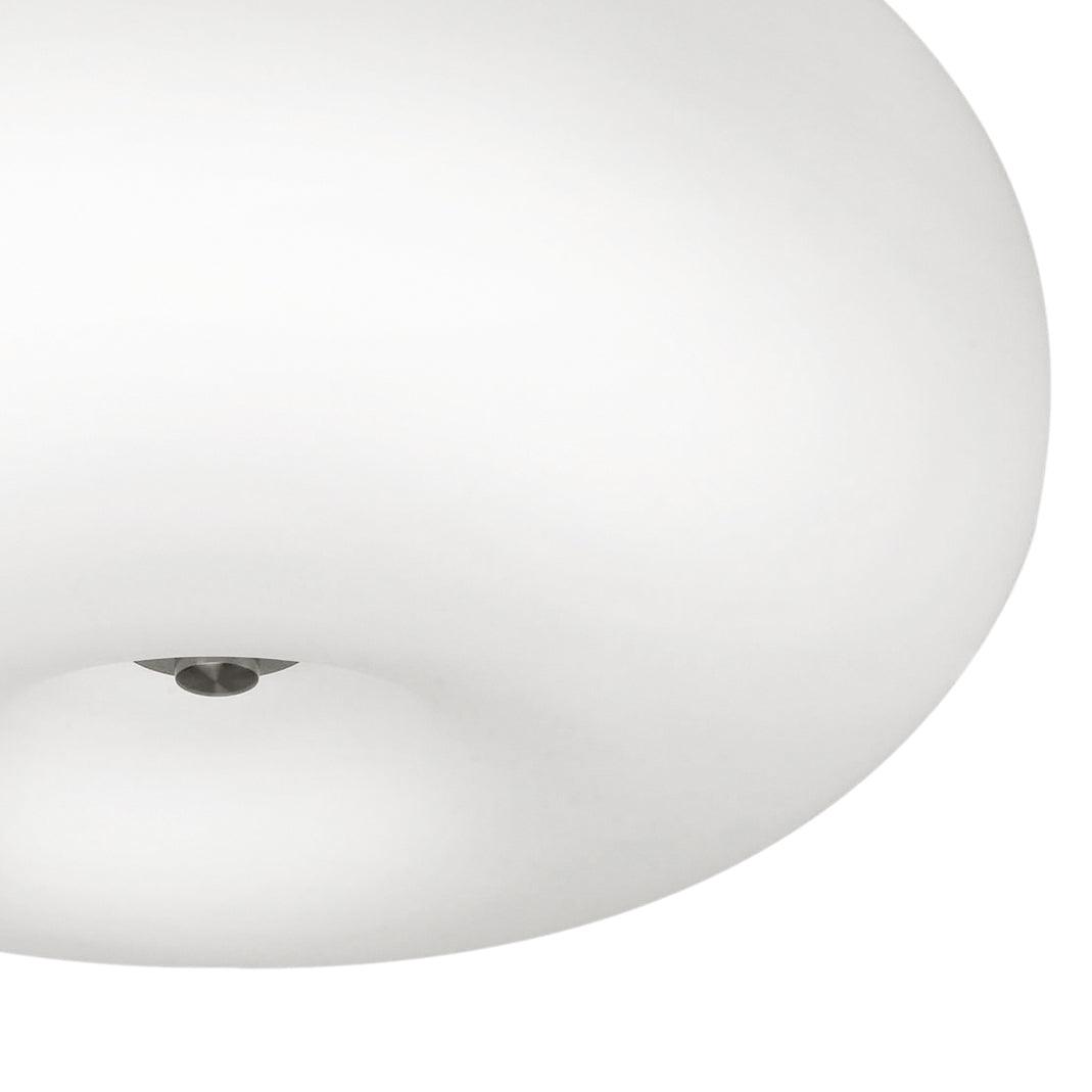 eglo optica opal matte glass flush ceiling light 42cm Kitchen Lighting Close Up