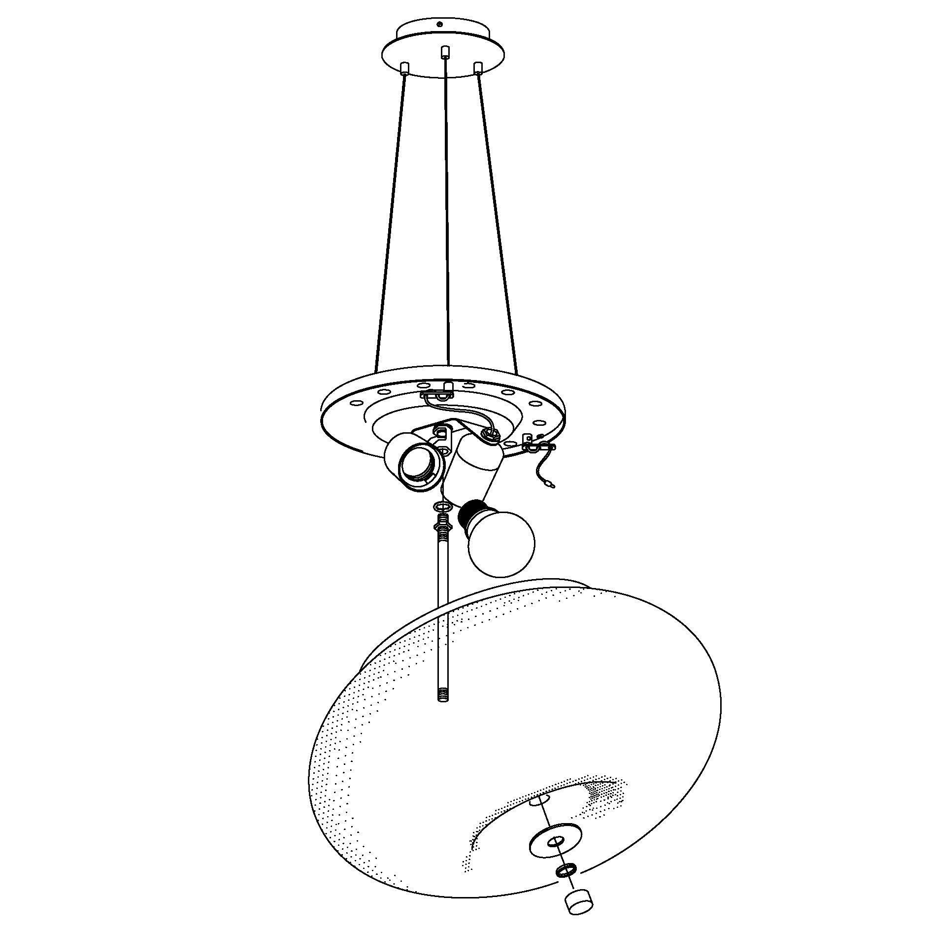 eglo optica white opal glass nickel ceiling pendant 28cm hallway lighting