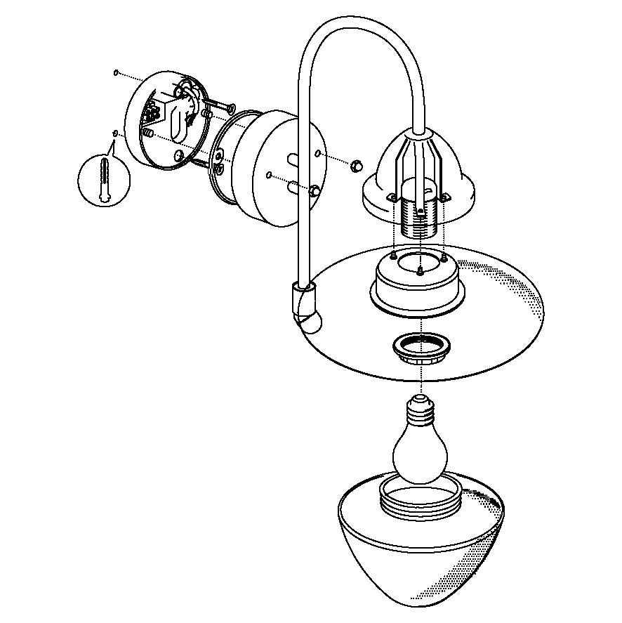 eglo sidney silver white glass shade outdoor wall light Hallway Lighting Close up