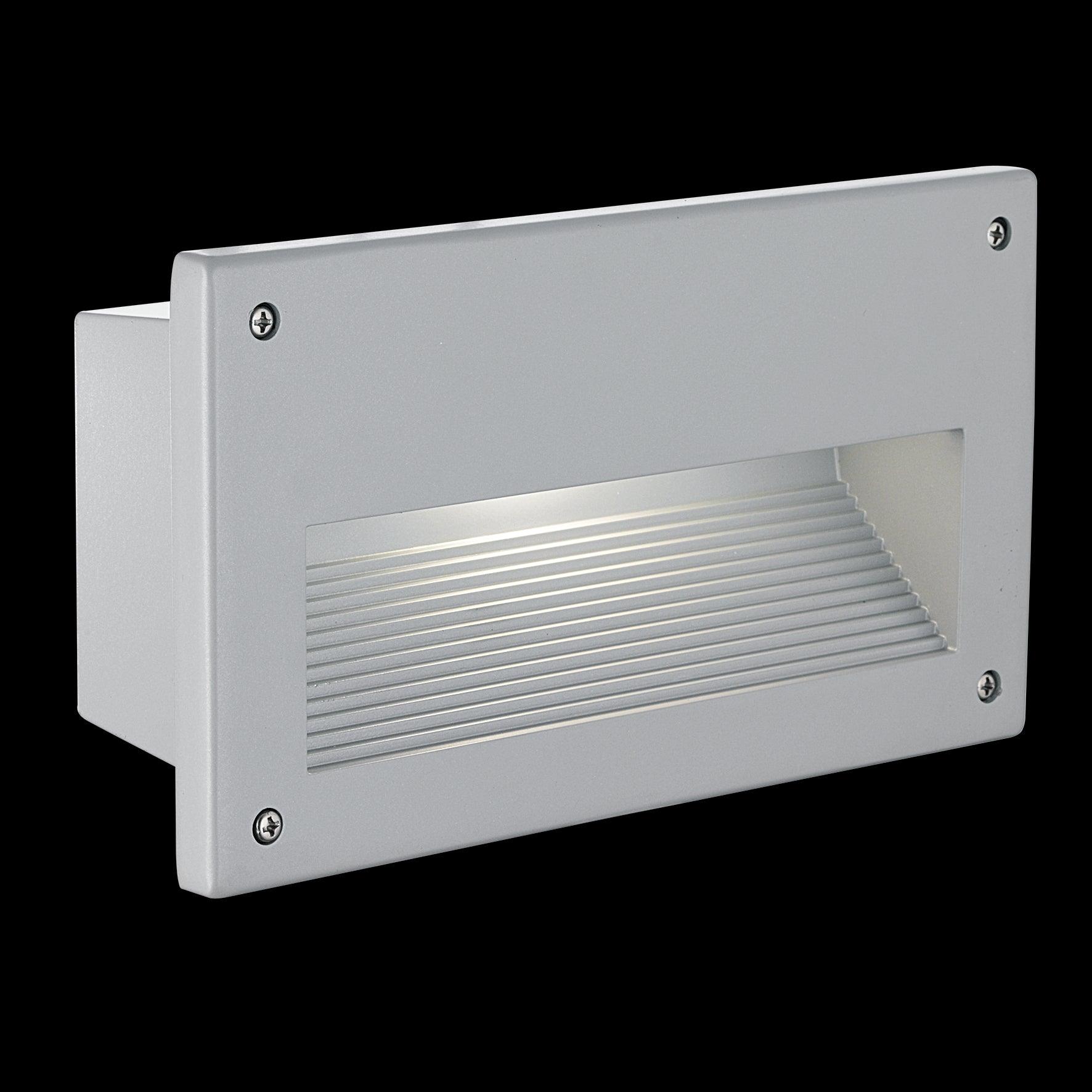 Eglo Zimba Silver IP44 Outdoor Brick Light-WAREHOUSE-40-200326