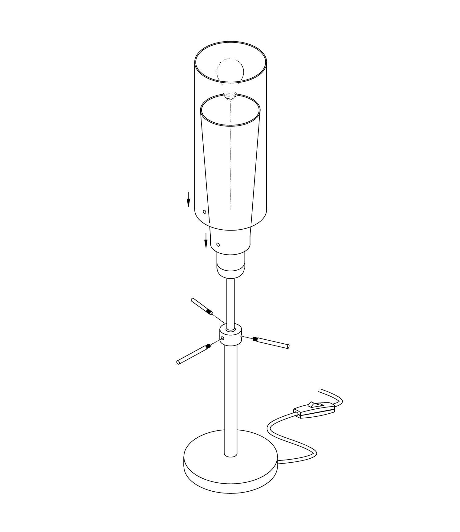 eglo pinto chrome opal glass table lamp Kitchen Lighting Close Up