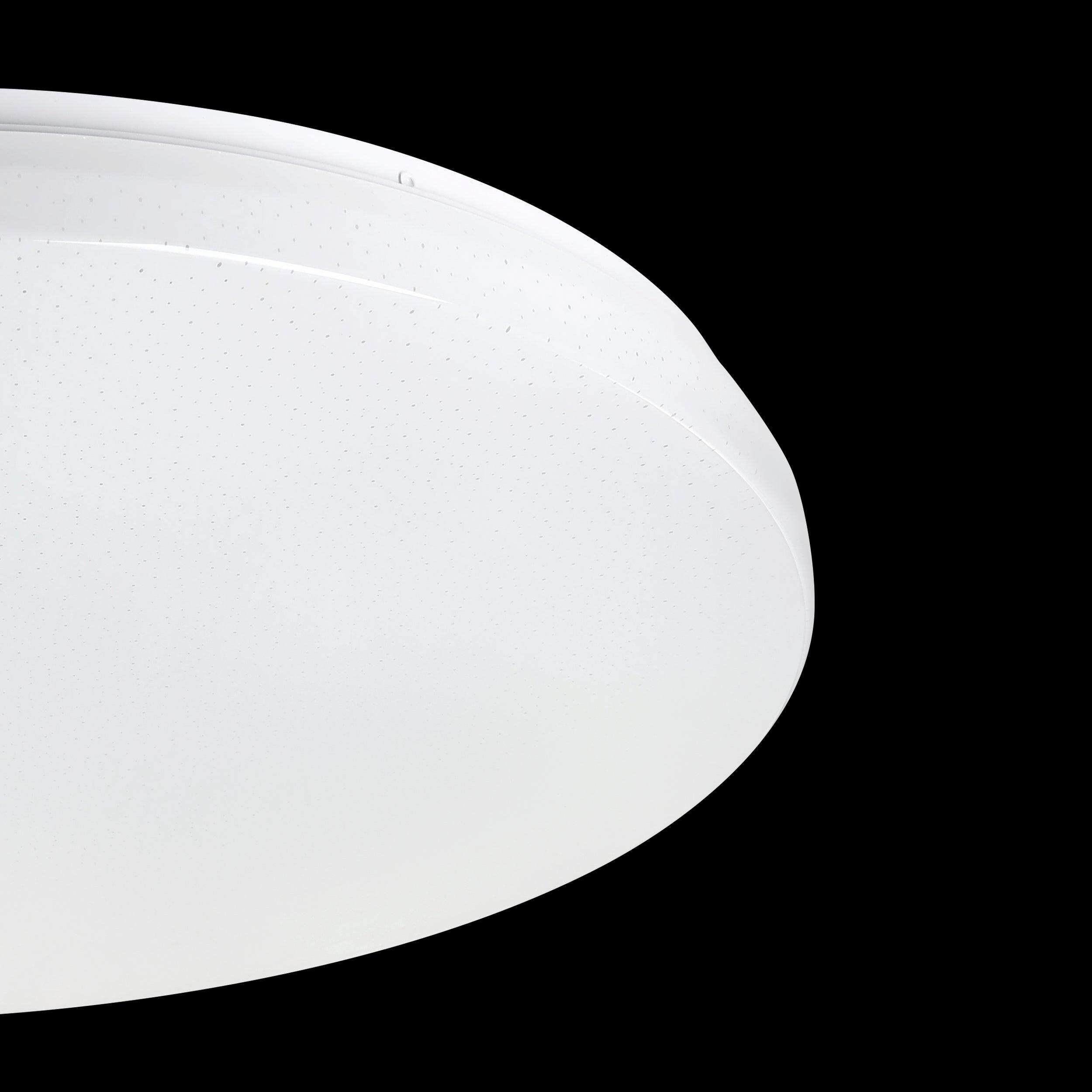 eglo connect totari z smart round white led flush ceiling light 53cm kitchen lighting