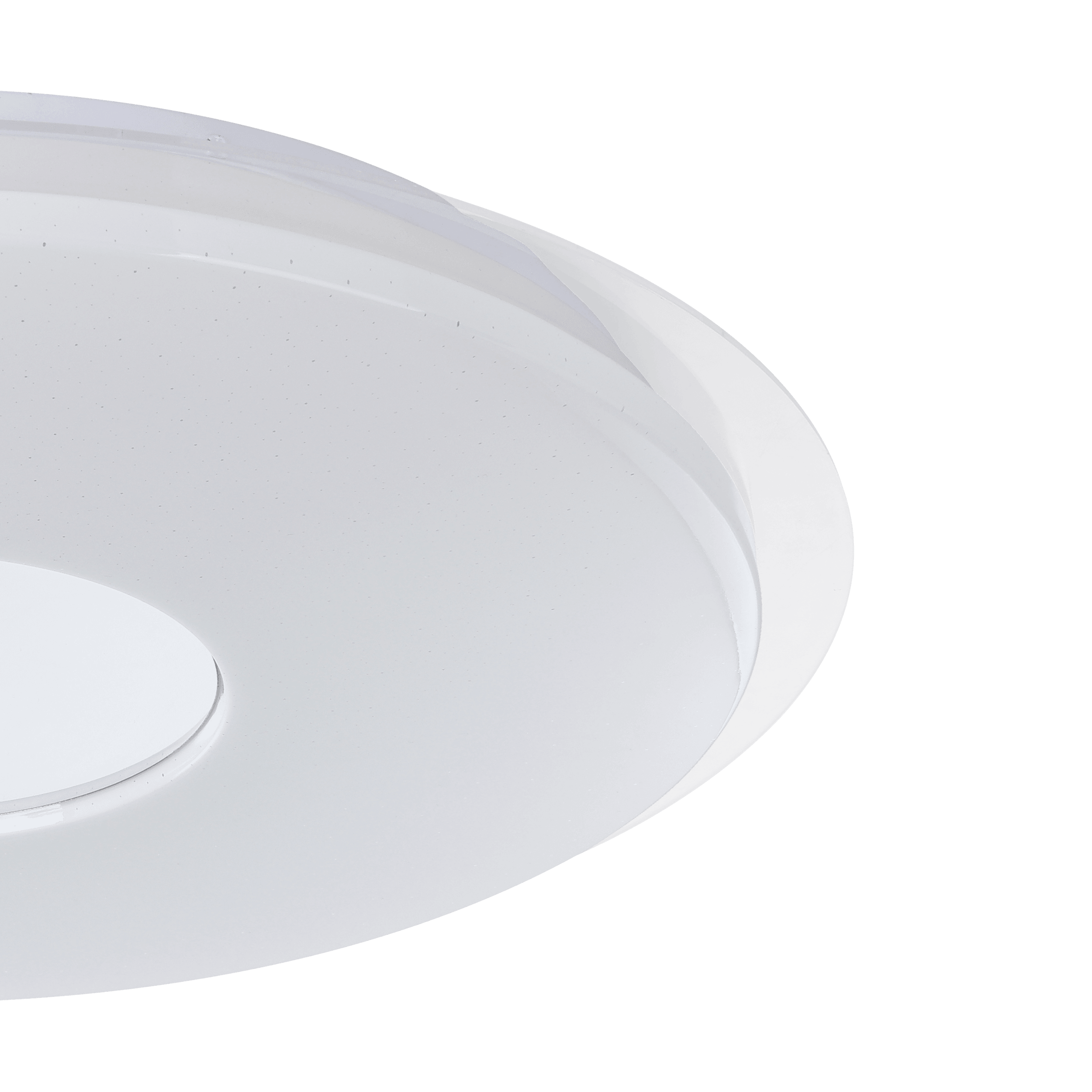 eglo connect lanciano z smart led round chrome ceiling flush 56cm kitchen lighting