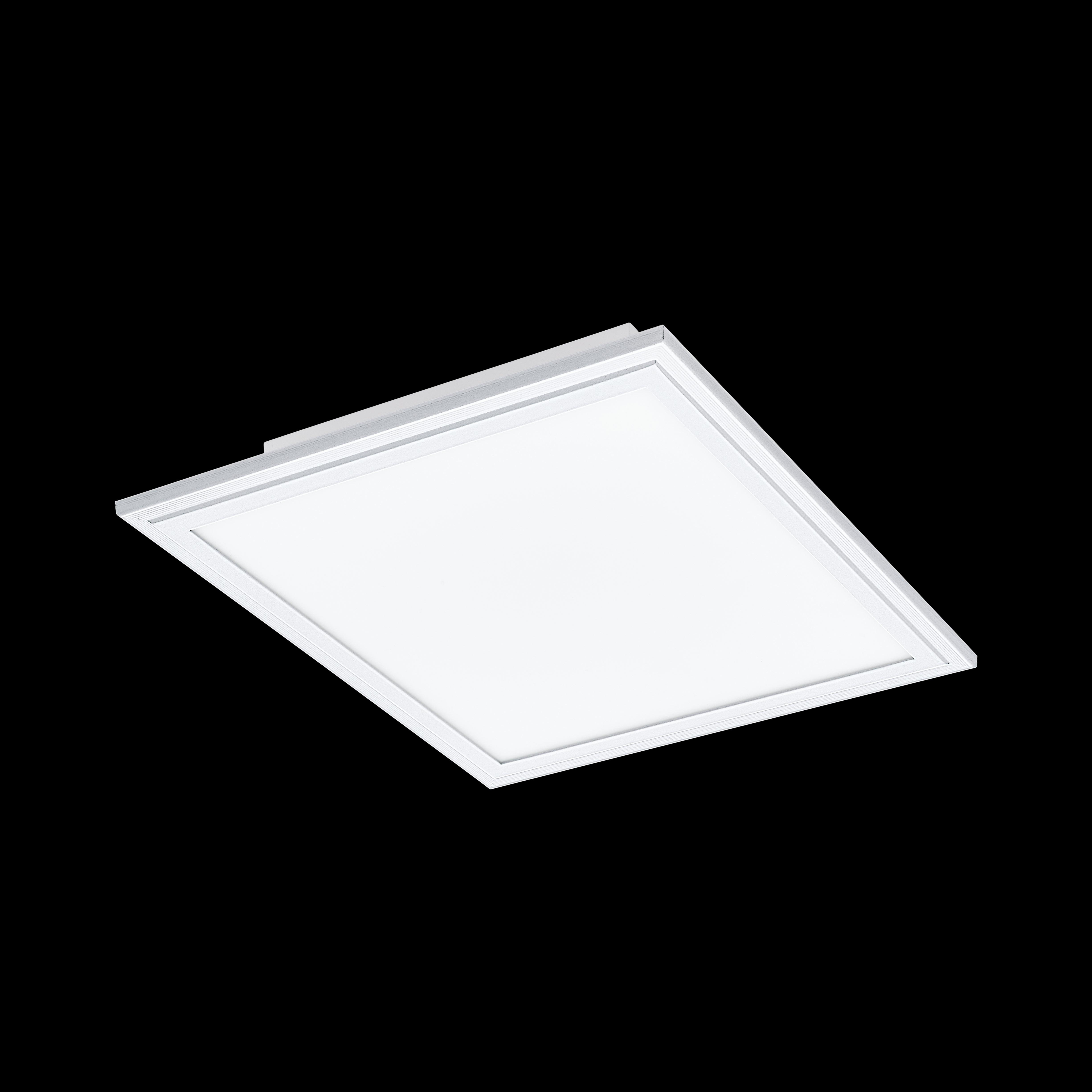 eglo connect salobrena z smart white square led ceiling flush 30cm living room image