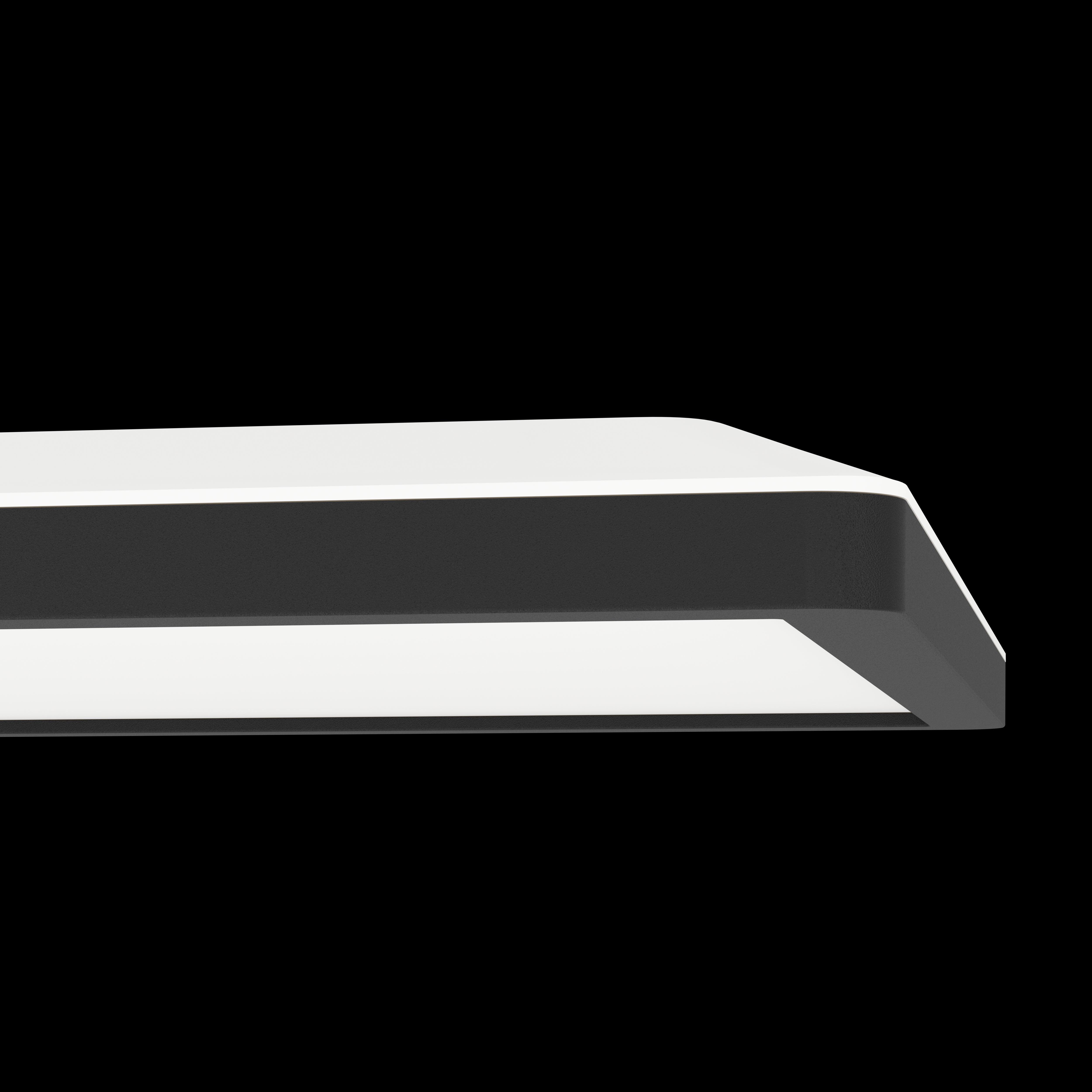 eglo connect rovito z smart black square led ceiling flush 29 5cm living room close up