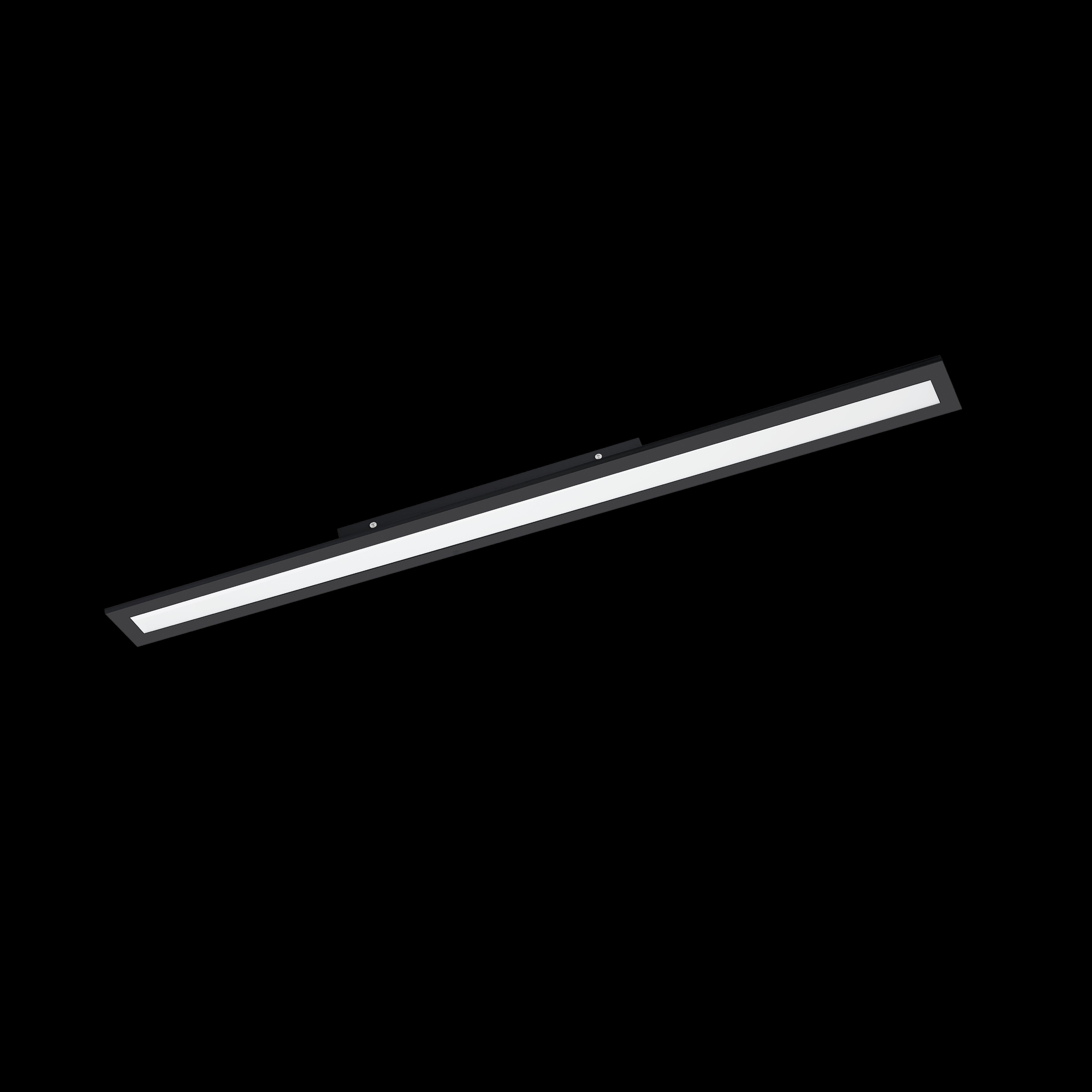 eglo connect salobrena z smart led rectangular black ceiling flush living room image