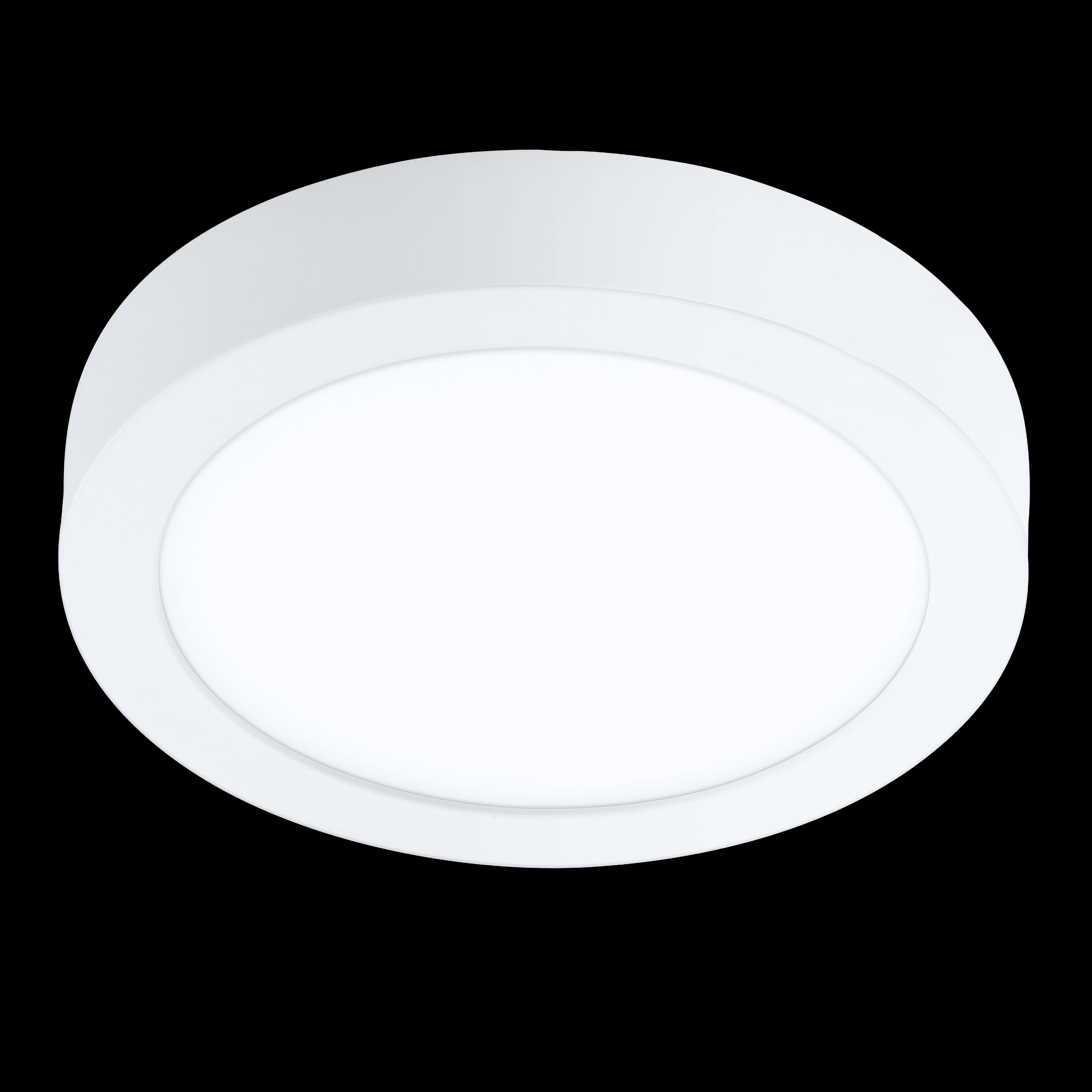 eglo connect fueva z smart led white round flush ceiling light living room image