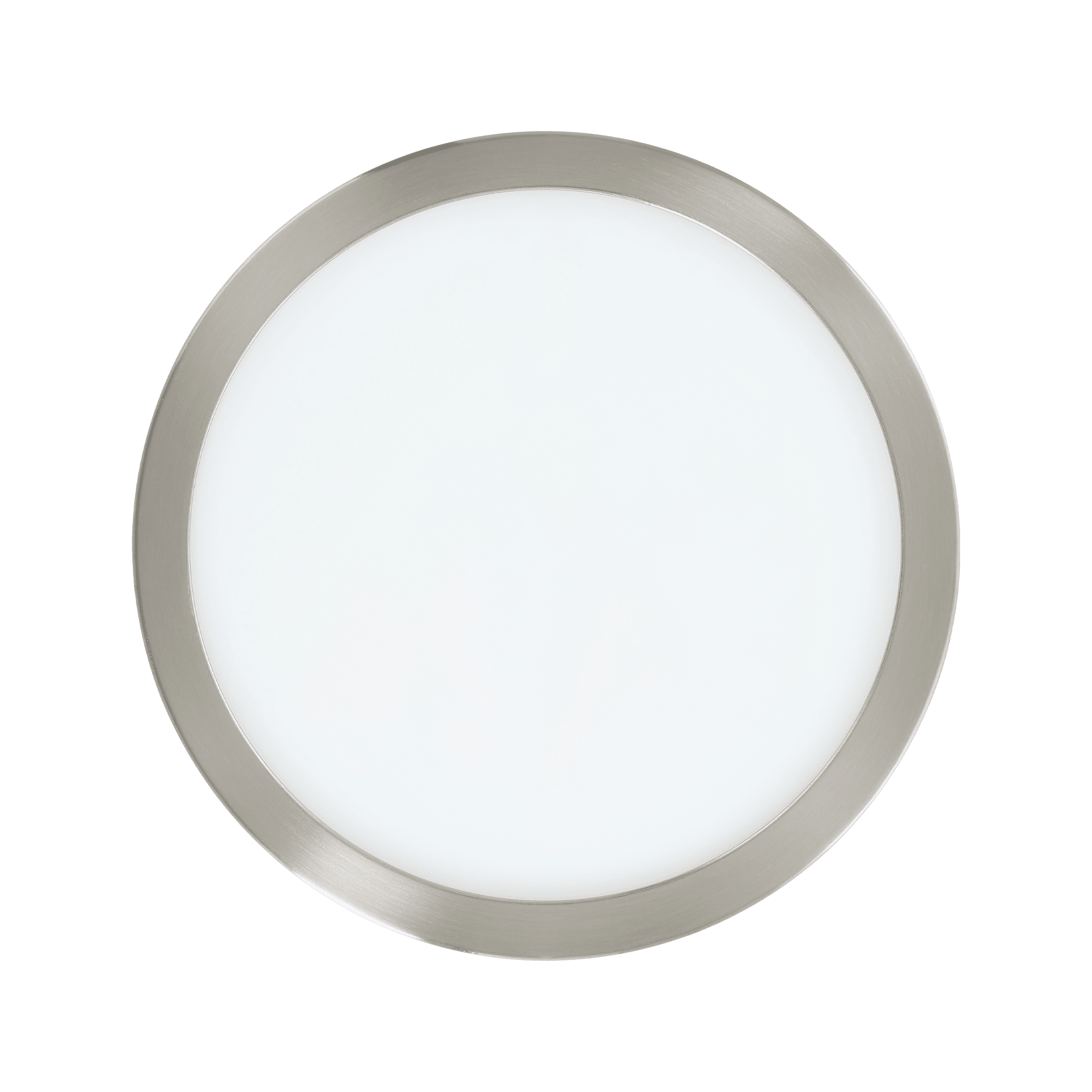 eglo connect fueva z smart led nickel round flush ceiling light living room image