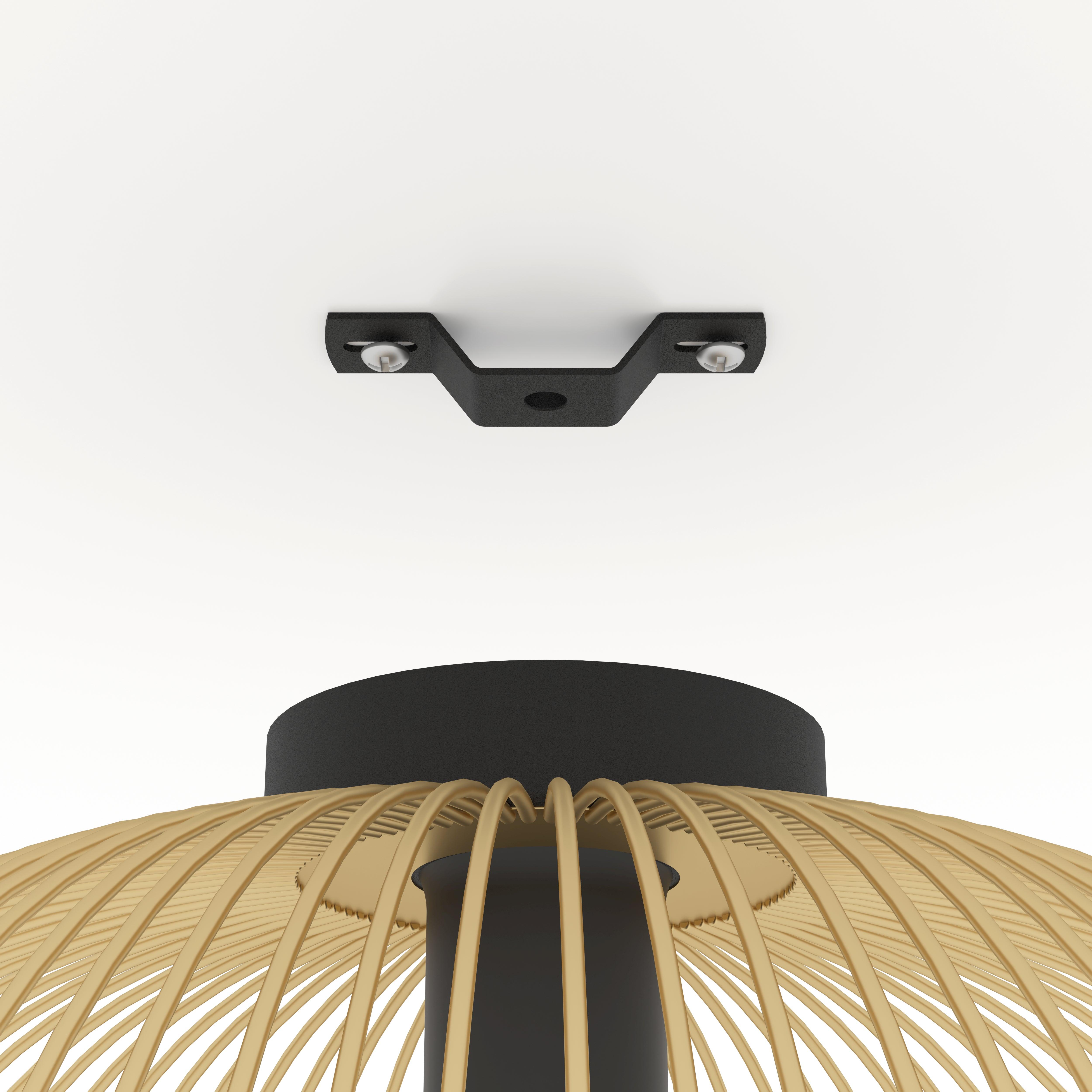 eglo venezuela black gold flush ceiling light kitchen lighting