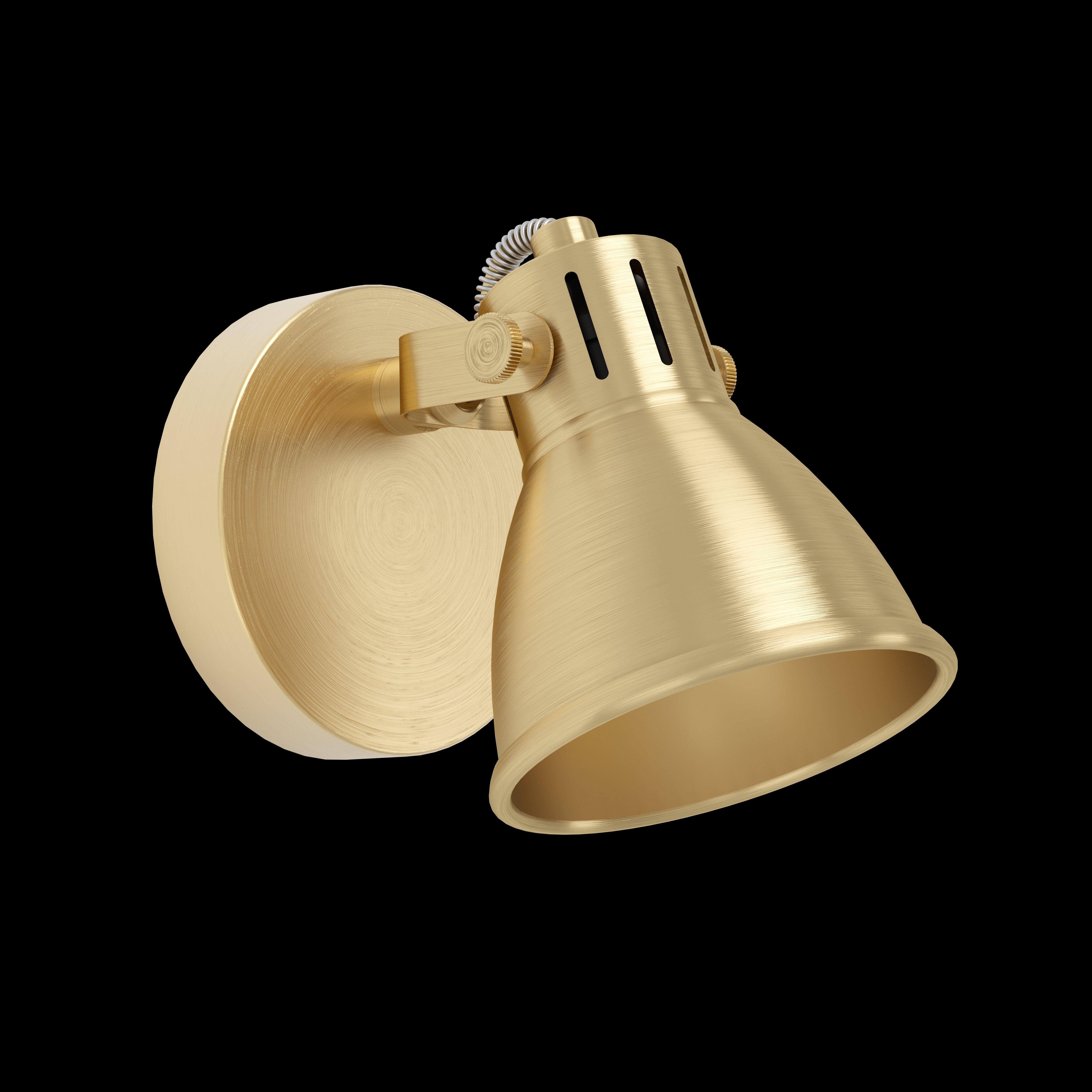 eglo seras brass wall spotlight living room image