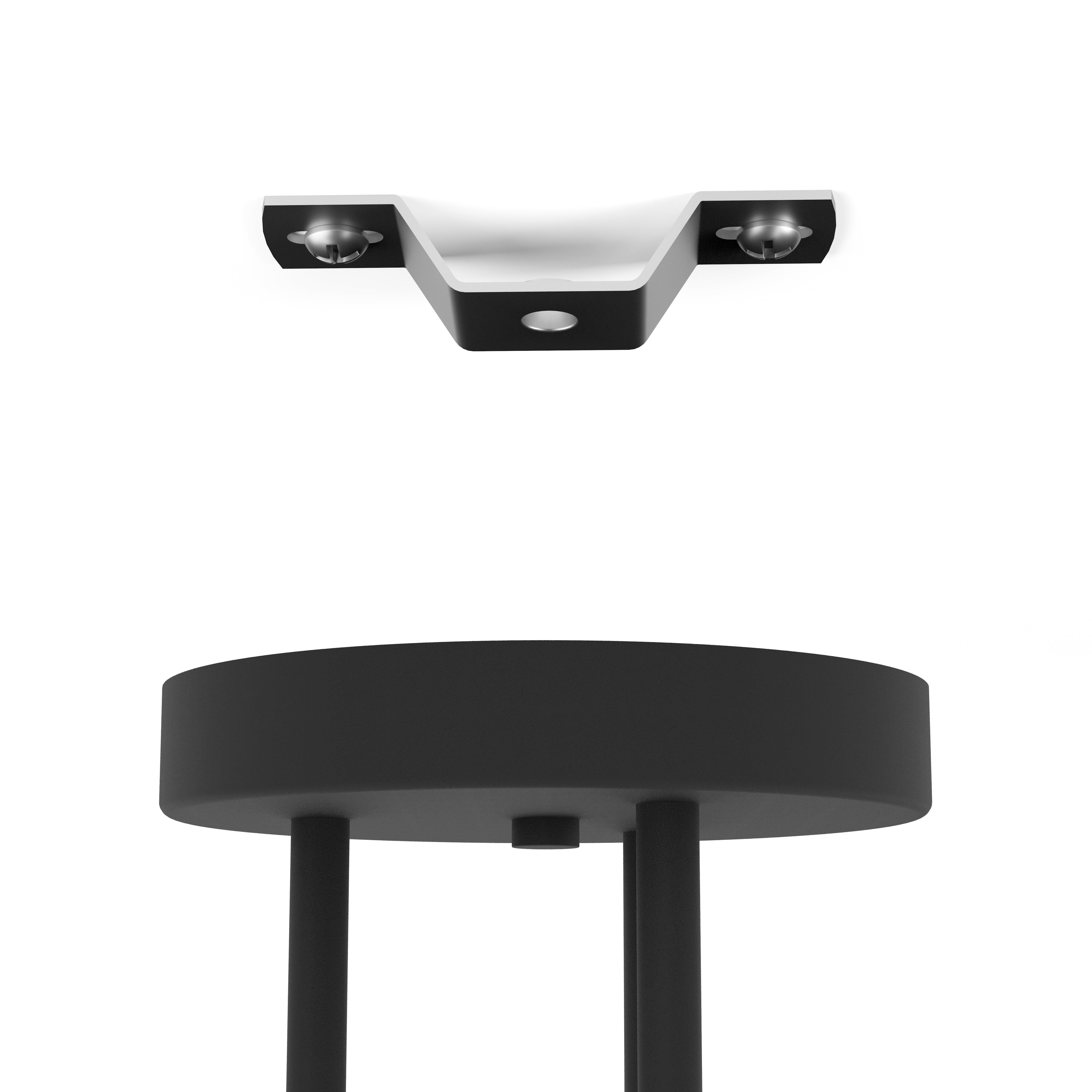 eglo loreto black metal 3 arm adjustable ceiling flush Kitchen Lighting Close Up