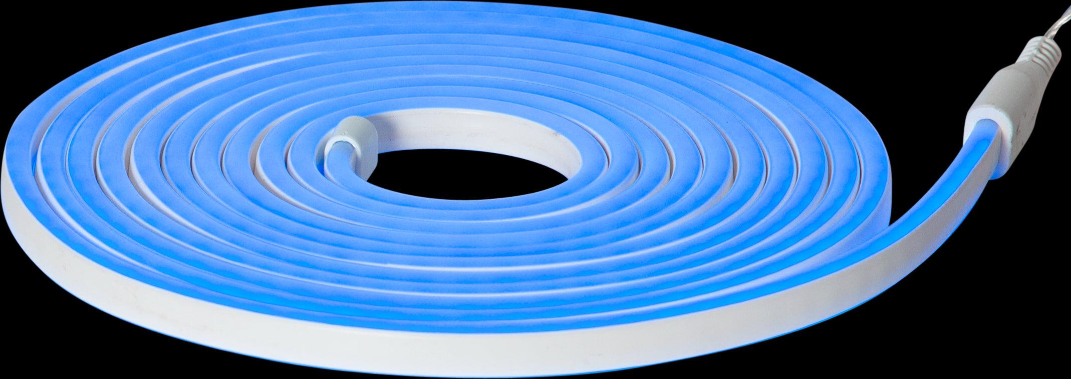eglo flatneonled blue outdoor strip light ip44 living room image