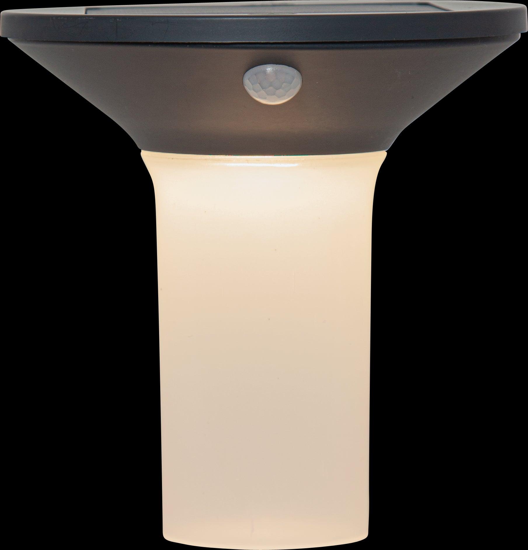 eglo corbezzola grey solar powered wall light ip44 kitchen lighting