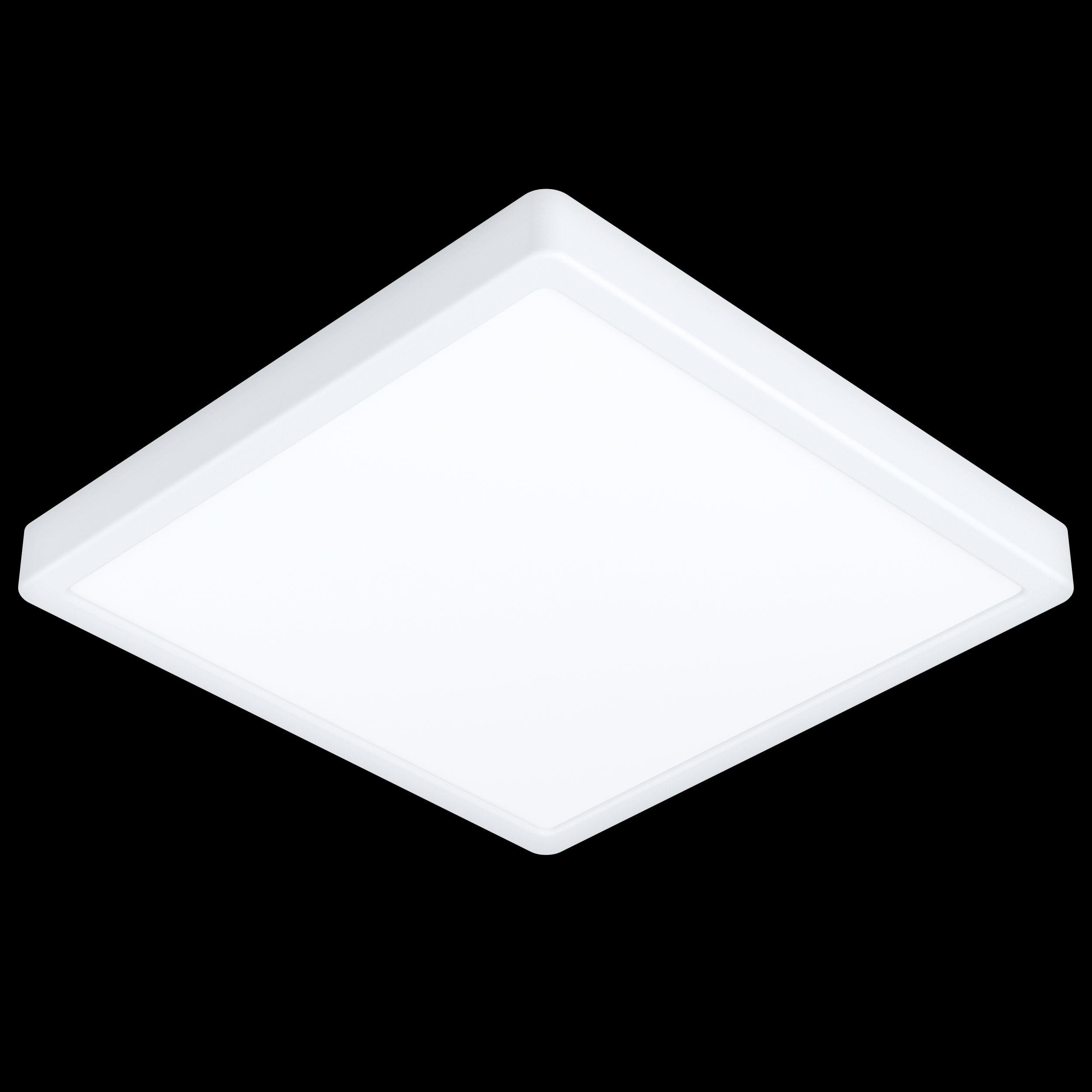 eglo argolis 2 white led square flush outdoor ceiling light living room image
