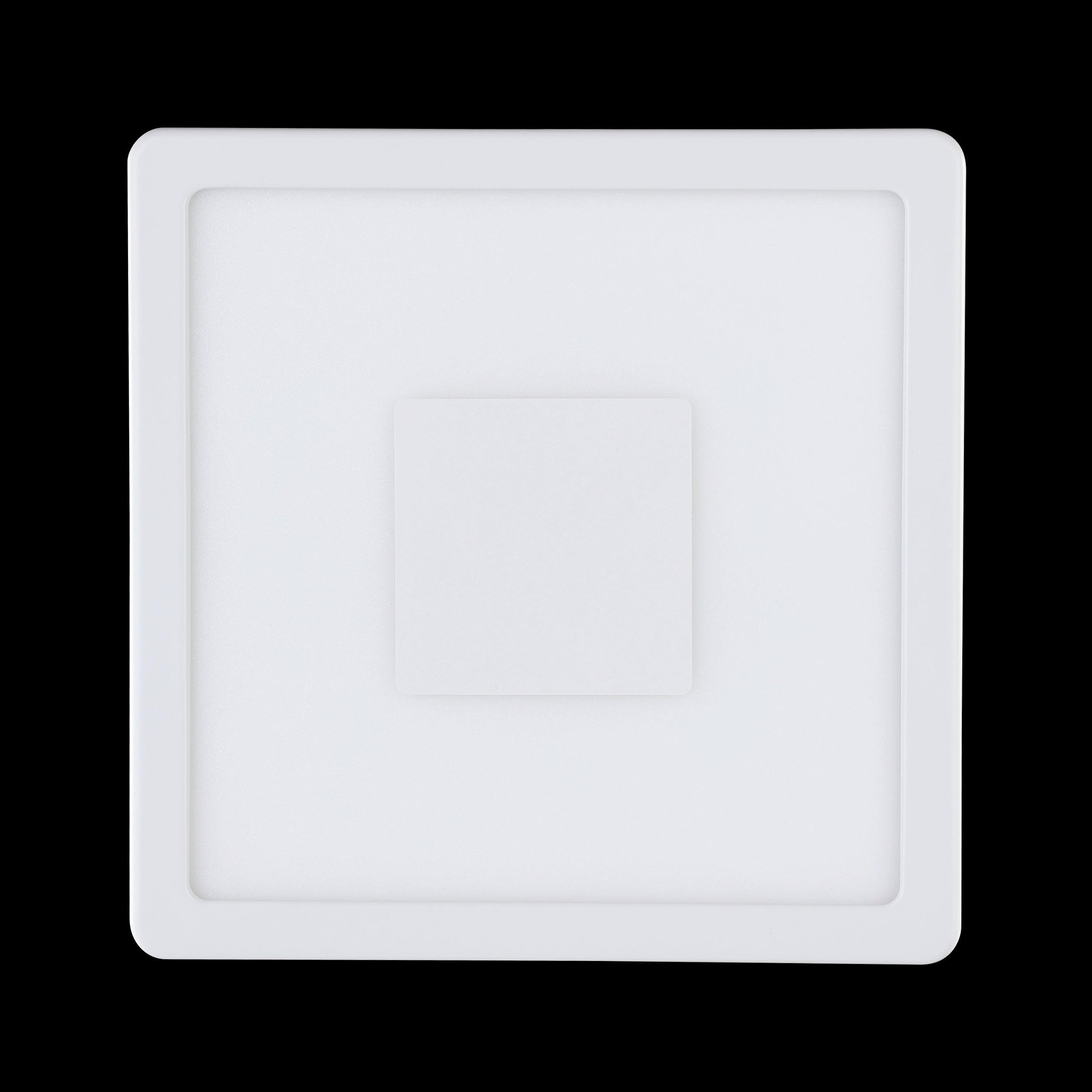 eglo iphias 2 white led square outdoor flush ceiling light living room close up