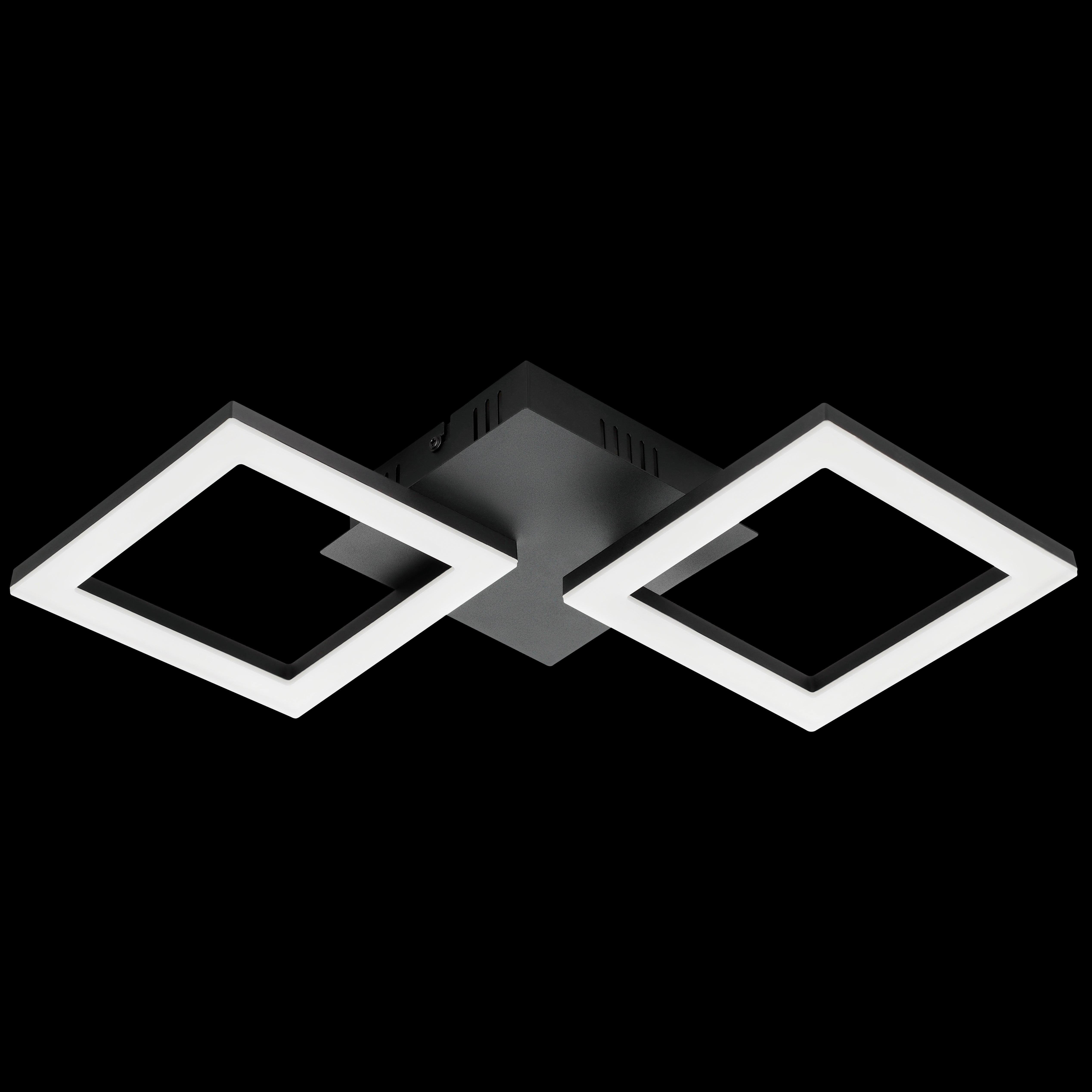 eglo connect paranday z smart led black white ceiling flush living room image