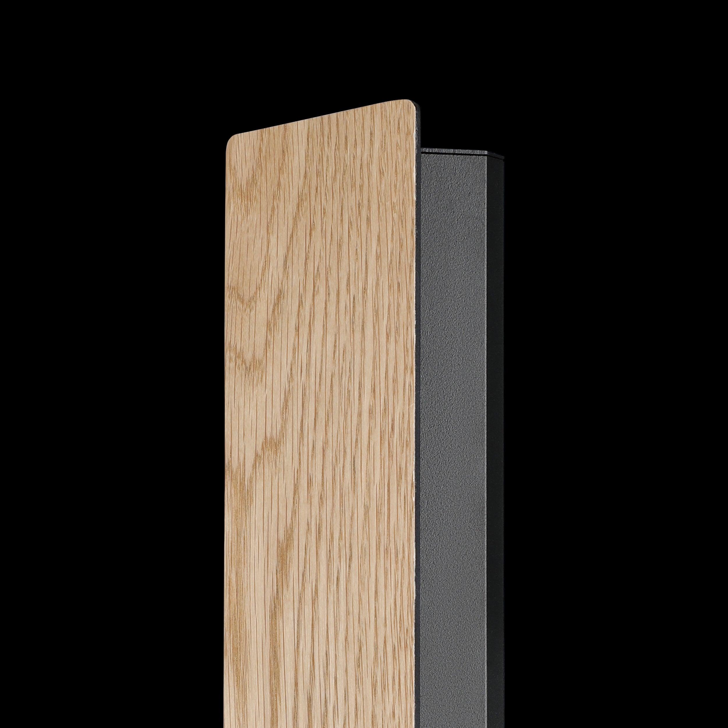eglo zubialde black metal wooden led wall light kitchen lighting