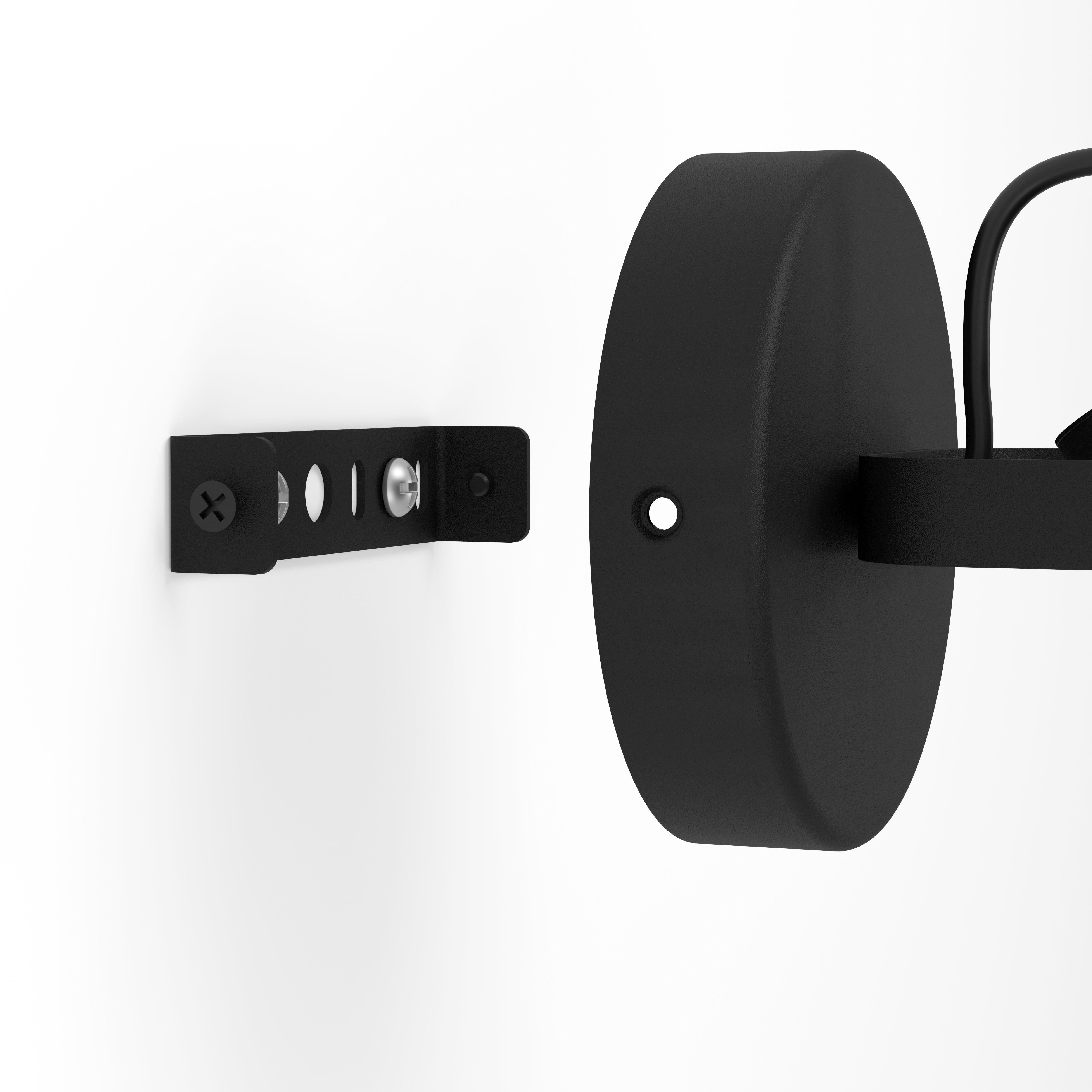 eglo sorego black wall spotlight Kitchen Lighting Close Up