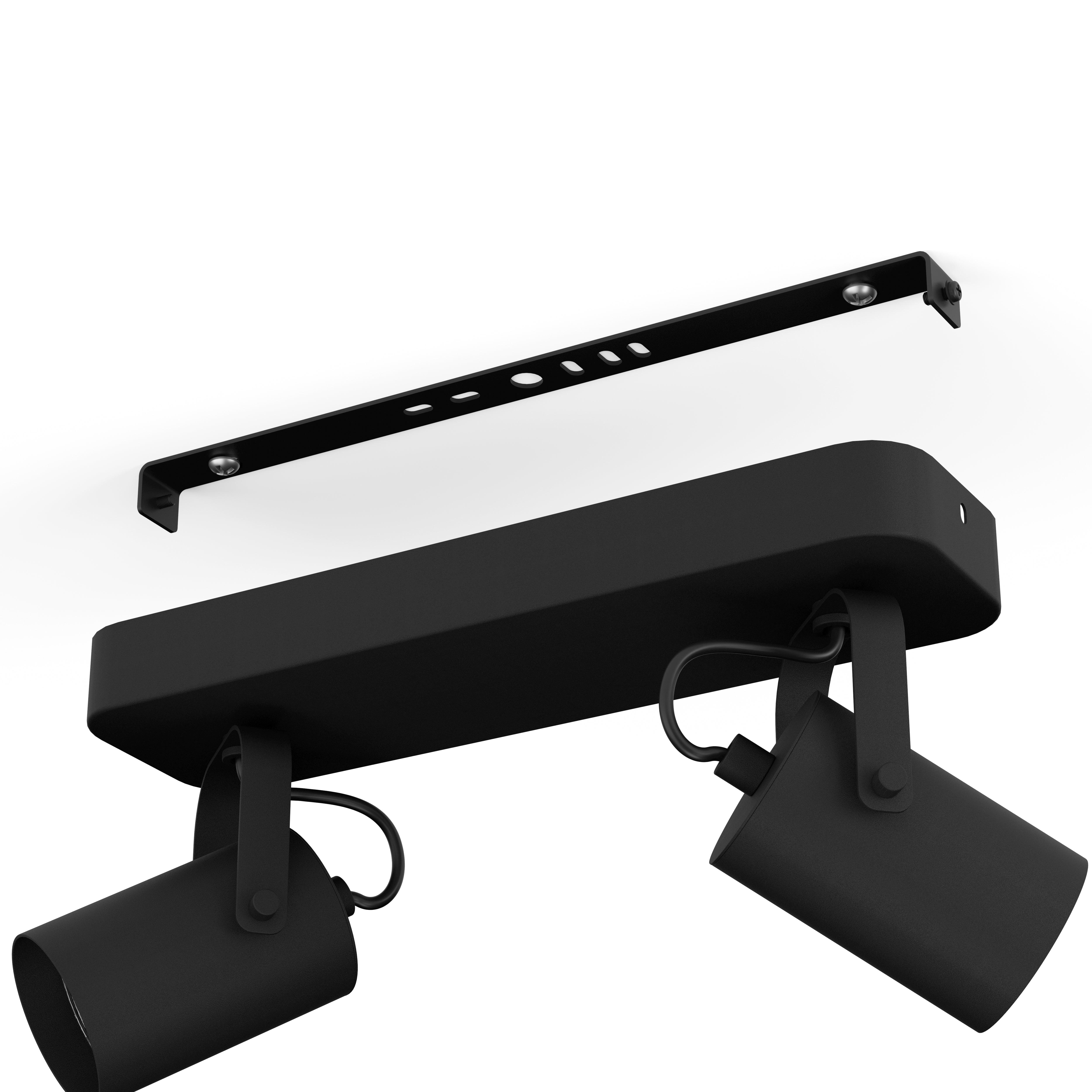 eglo sorego 2 light bar spotlight living room image