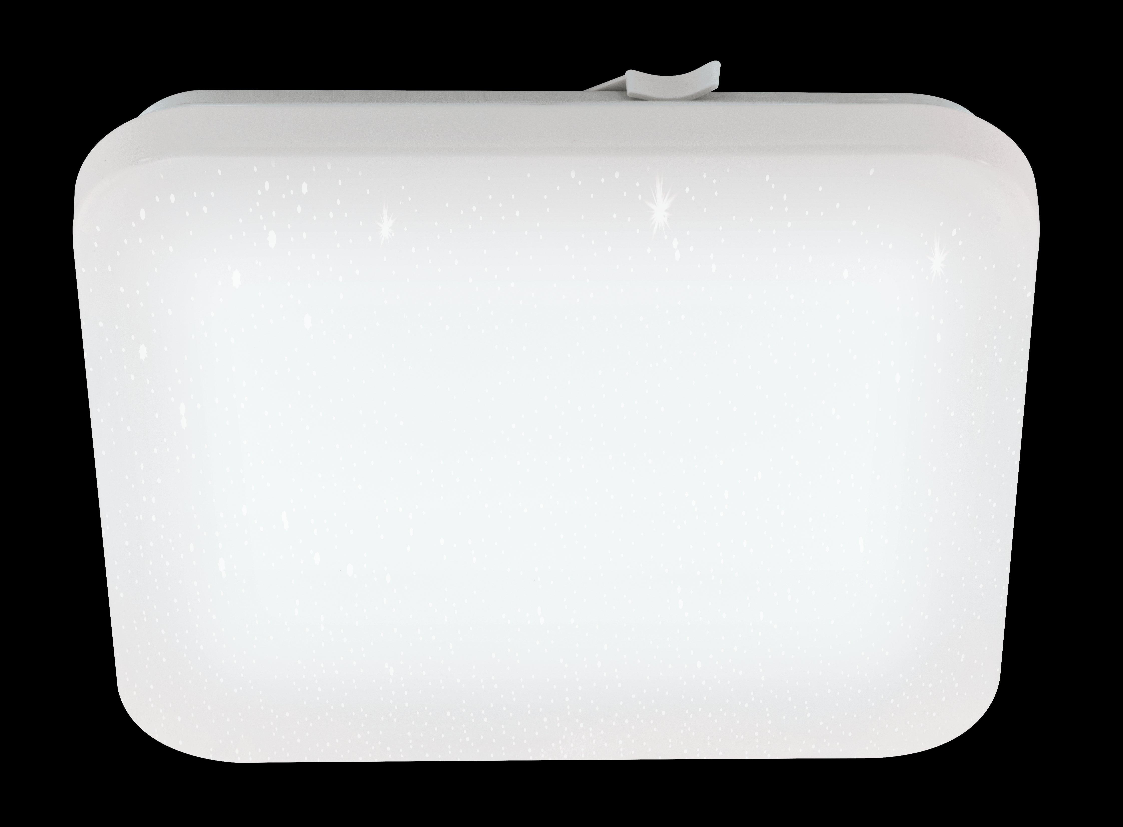 eglo frania s white square ip44 flush led bathroom ceiling light kitchen lighting