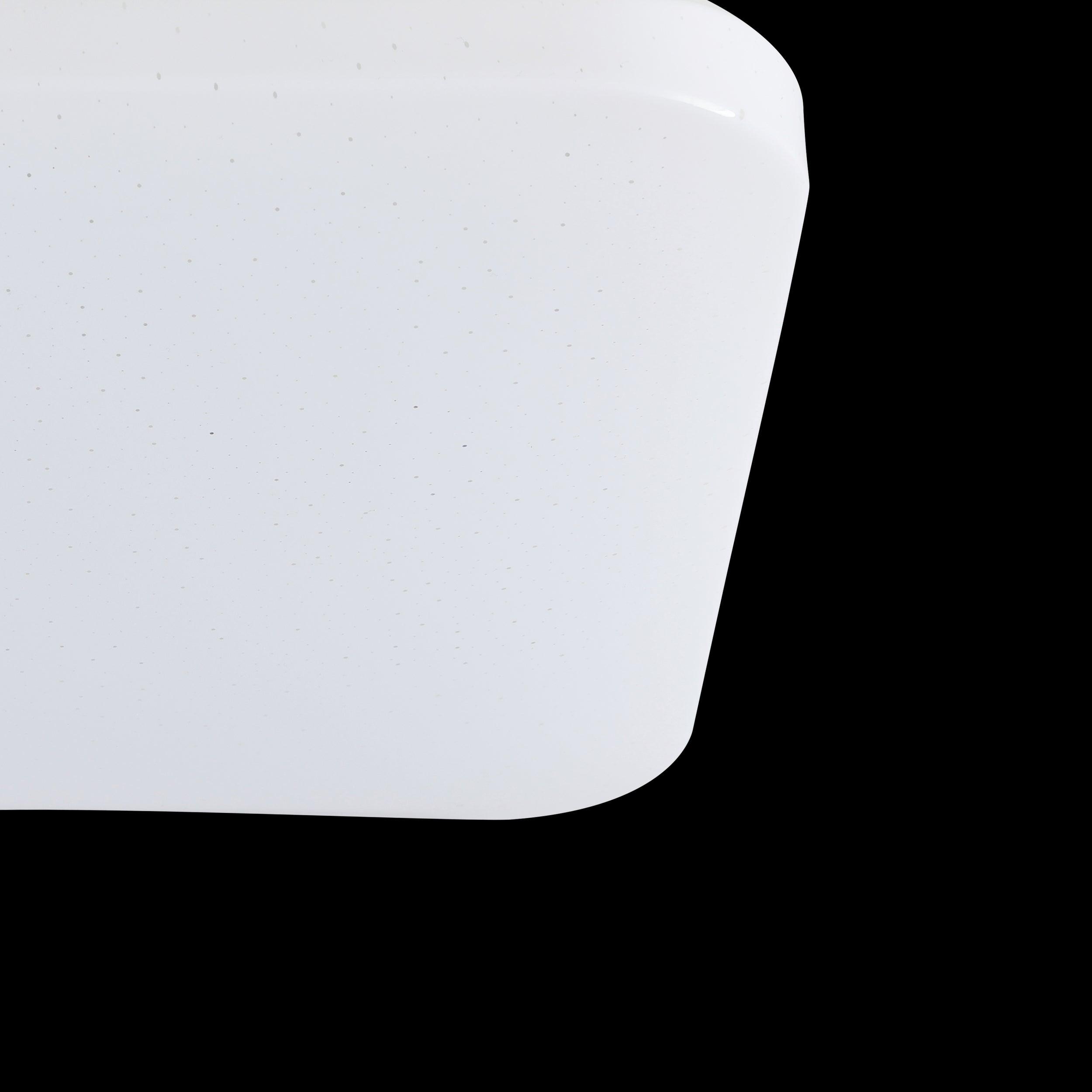 eglo frania s white square ip44 flush led bathroom ceiling light hallway lighting