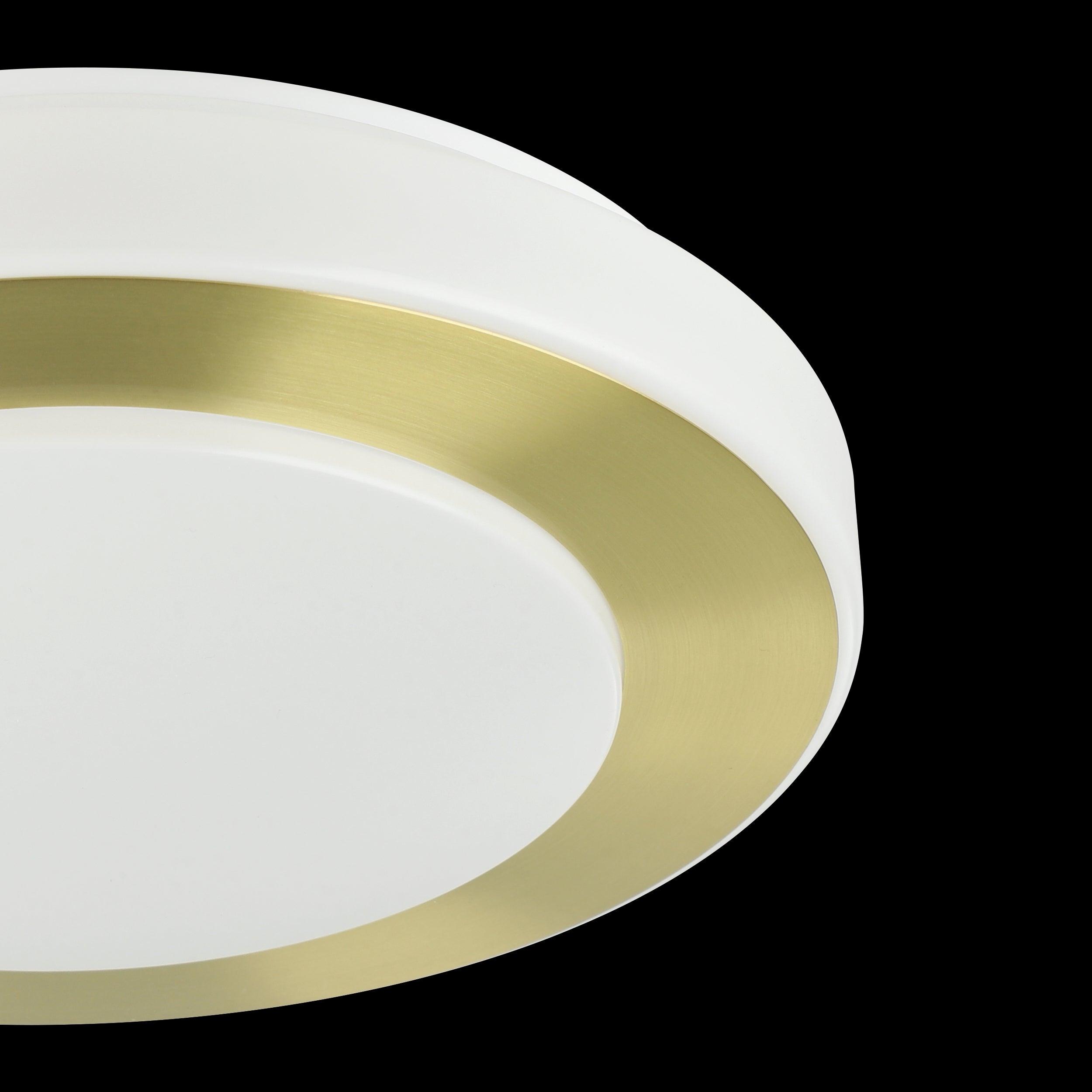 eglo led carpi round brass white led ceiling flush kitchen lighting