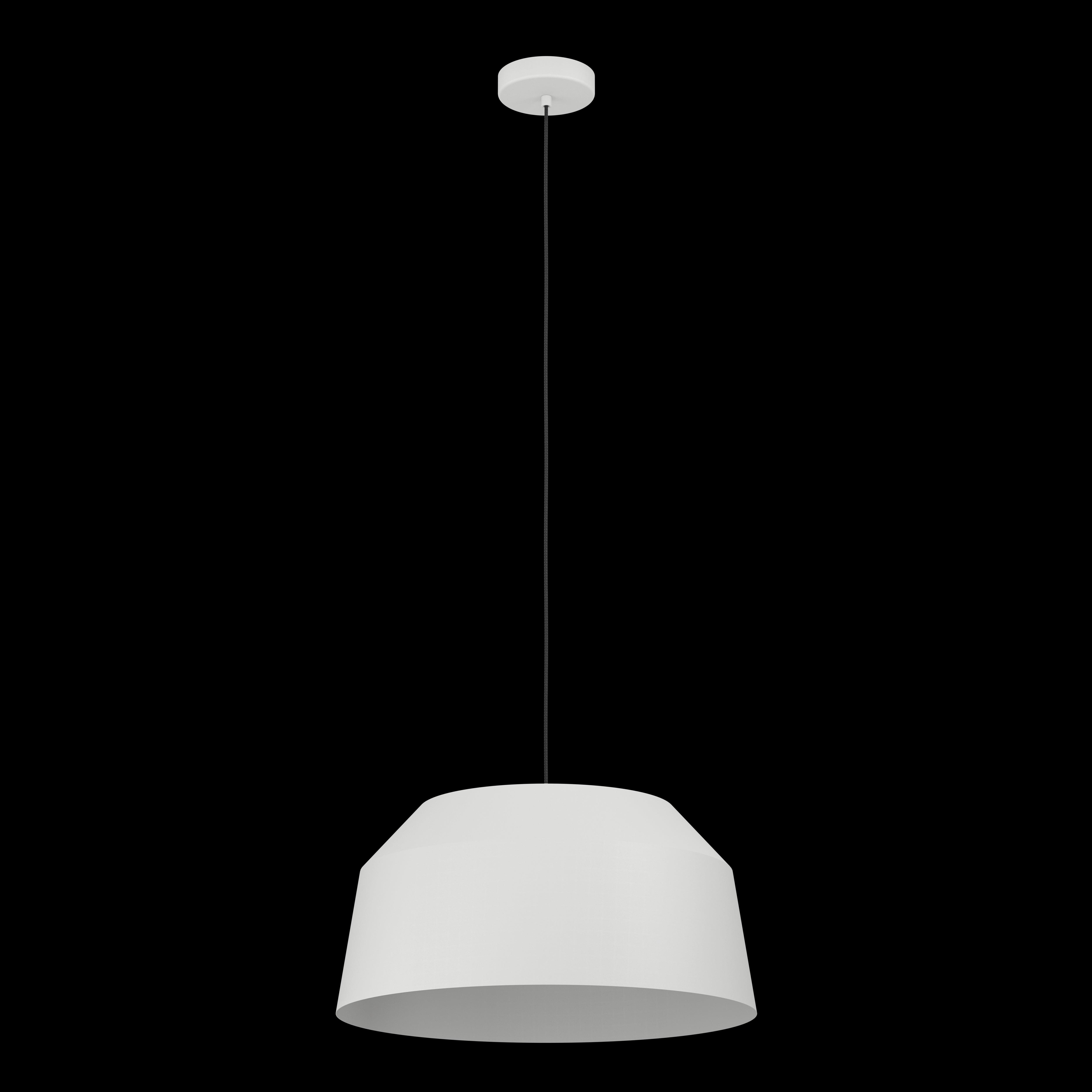 eglo contrisa grey metal angular shade pendant 52cm living room image
