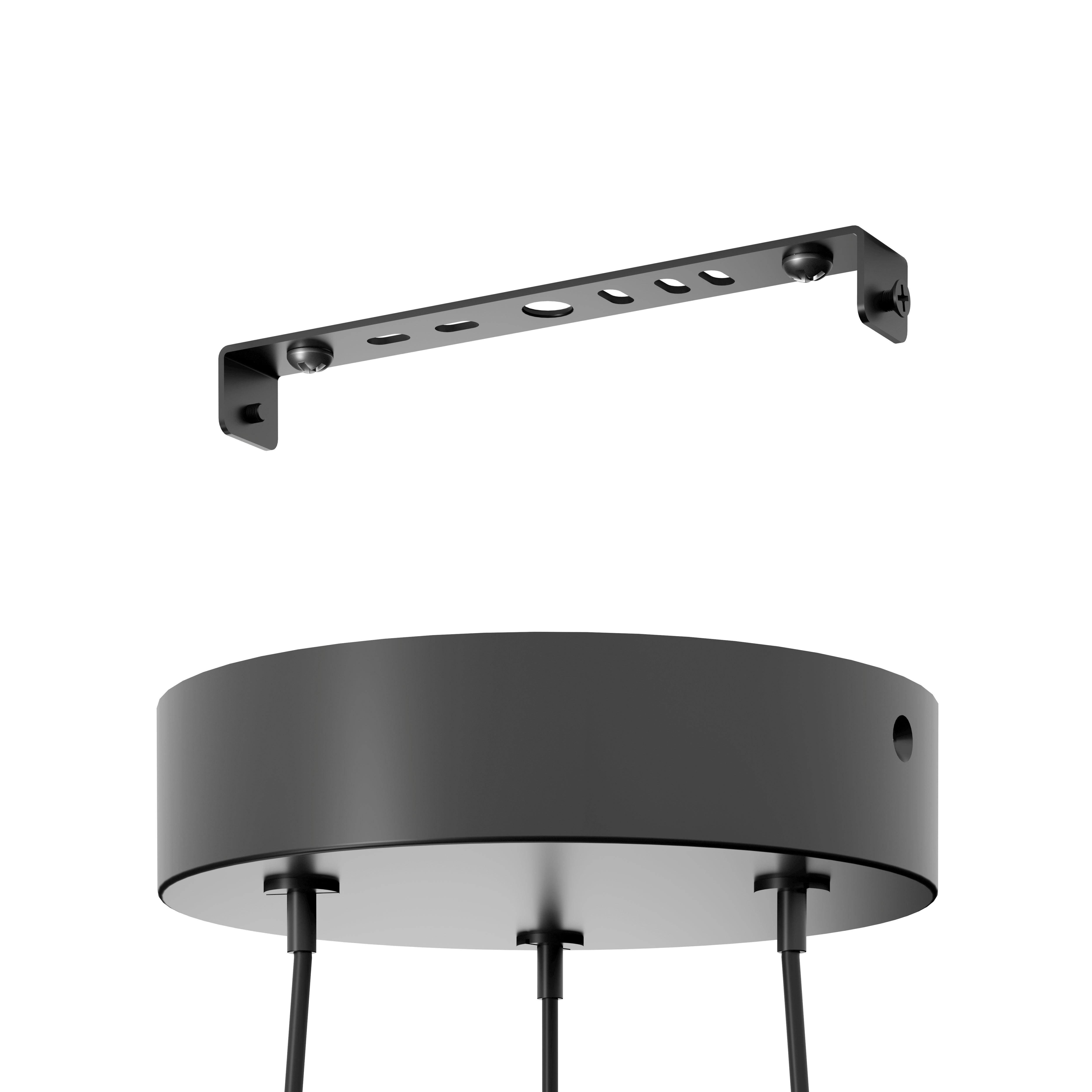 eglo connect zillerio z smart led black ceiling pendant Kitchen Lighting Close Up
