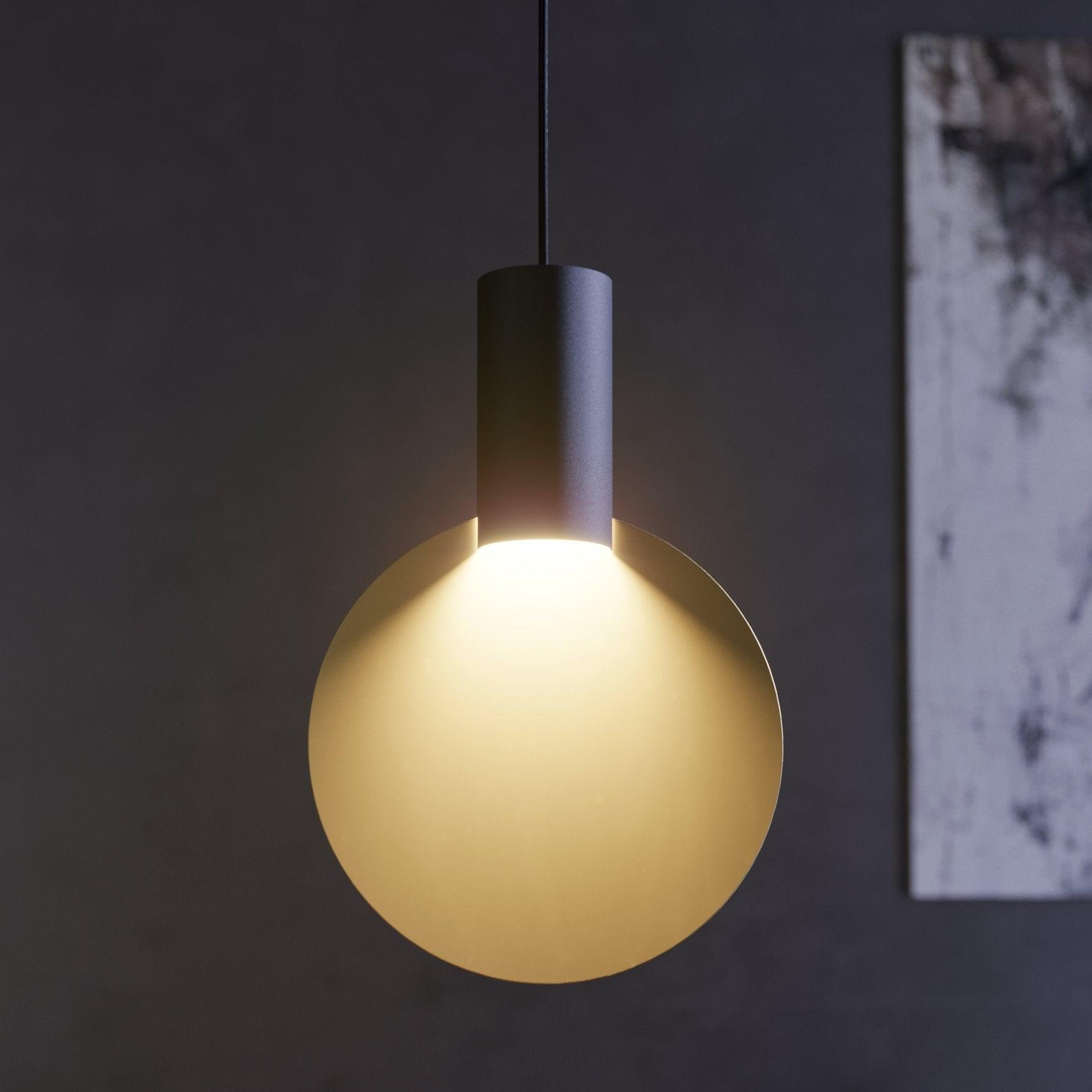 eglo sarona 3 light black gold metal ceiling pendant living room close up