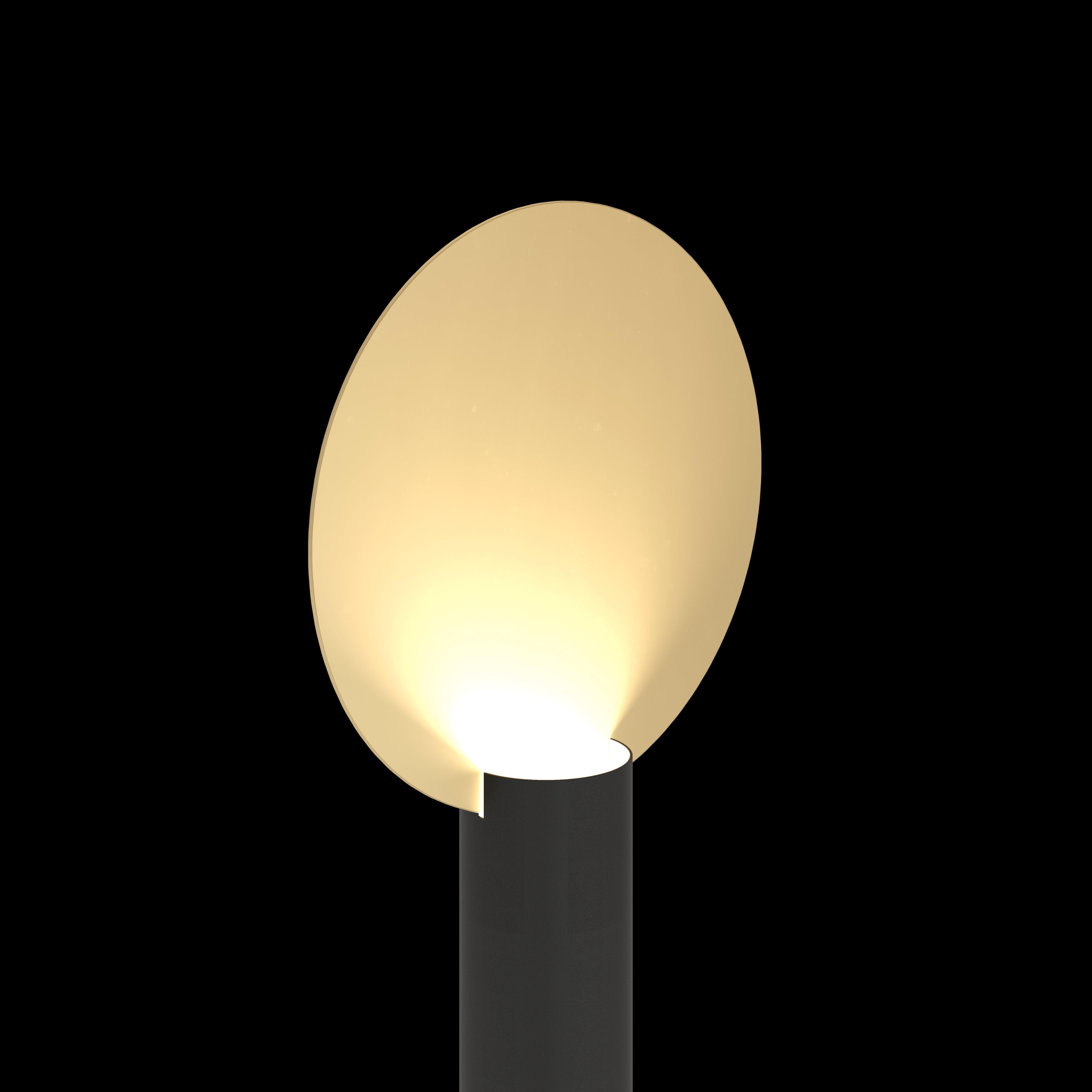 eglo sarona black gold table lamp living room close up