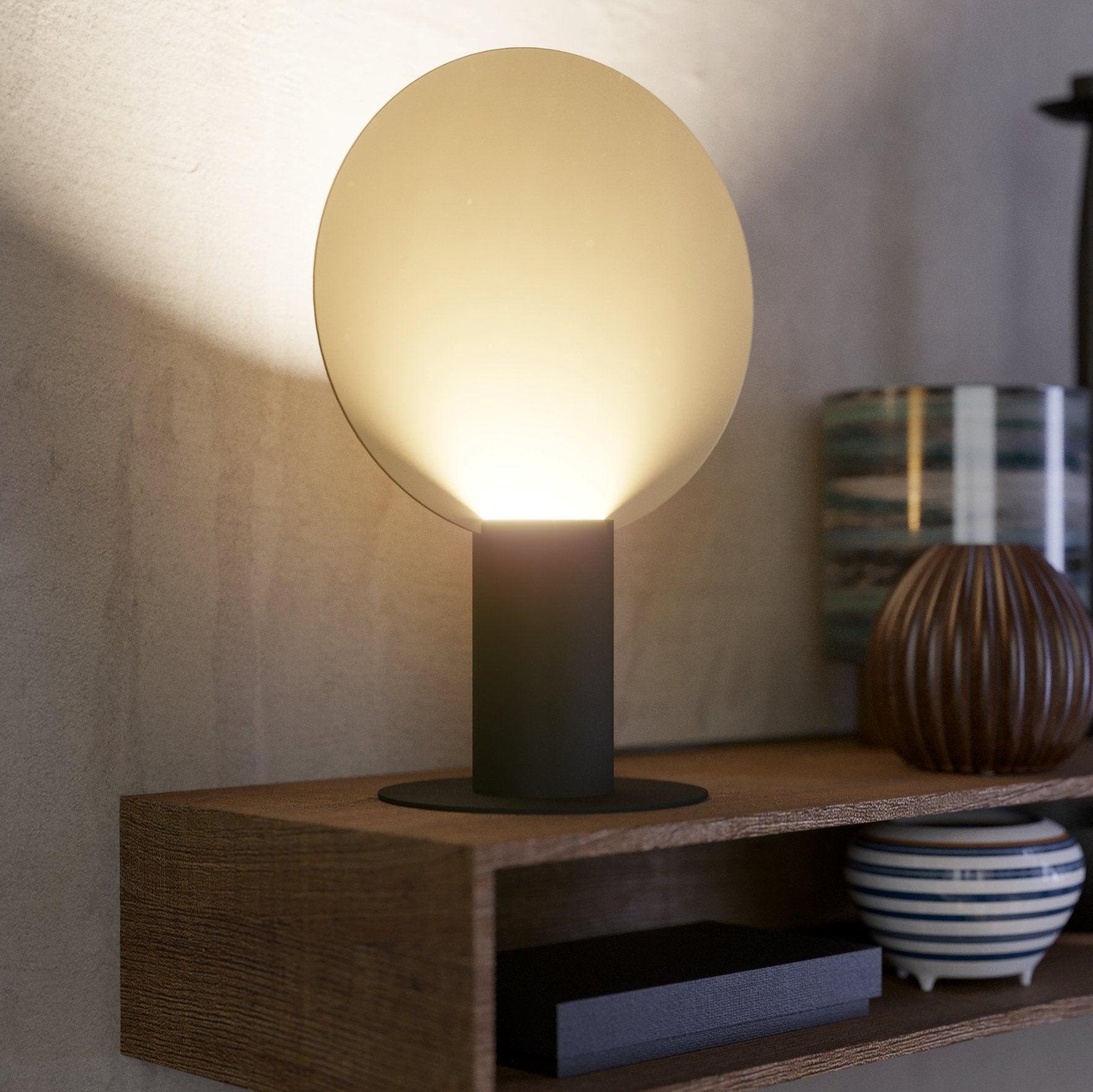 eglo sarona black gold table lamp