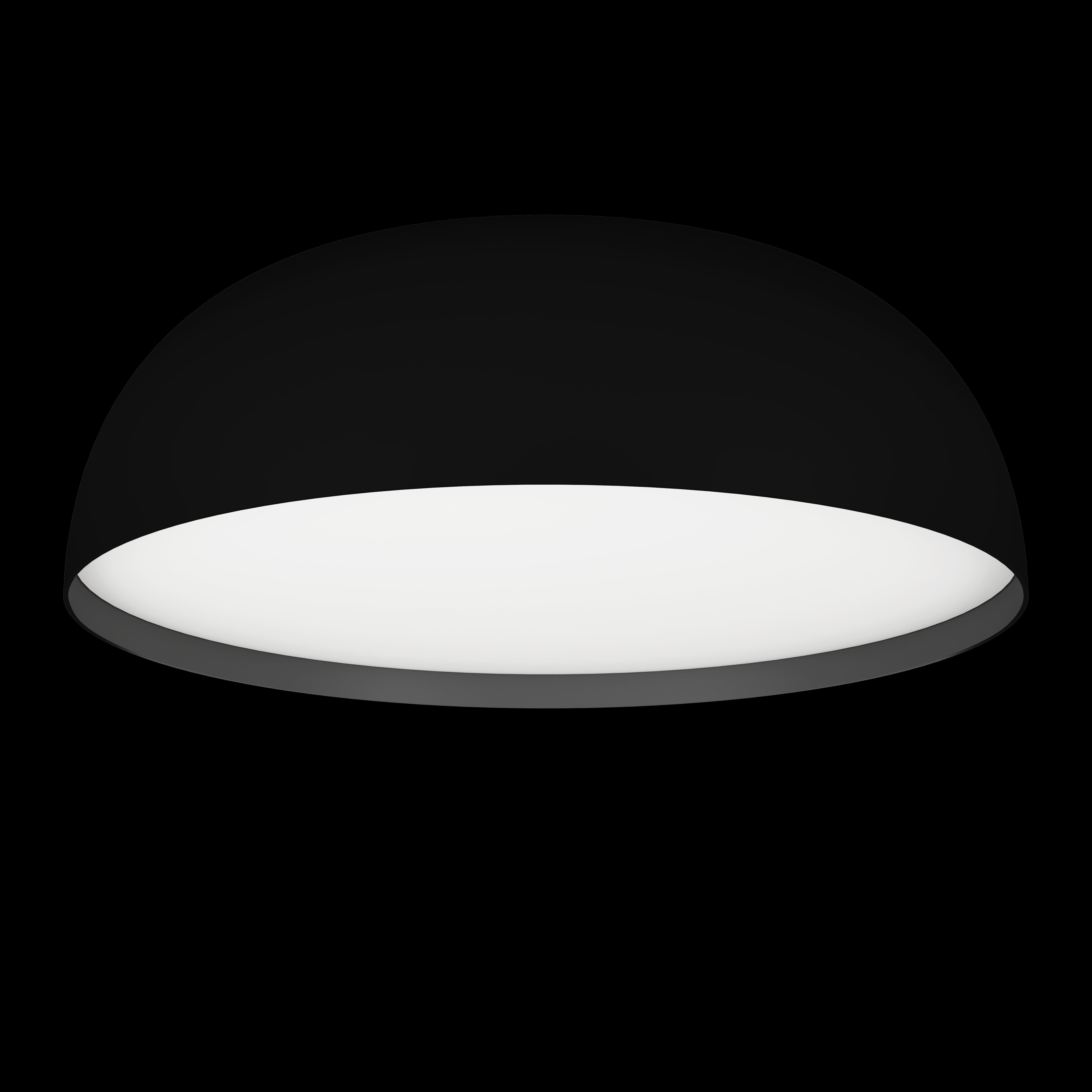eglo connect tollos z smart led round black flush ceiling light 40cm living room close up