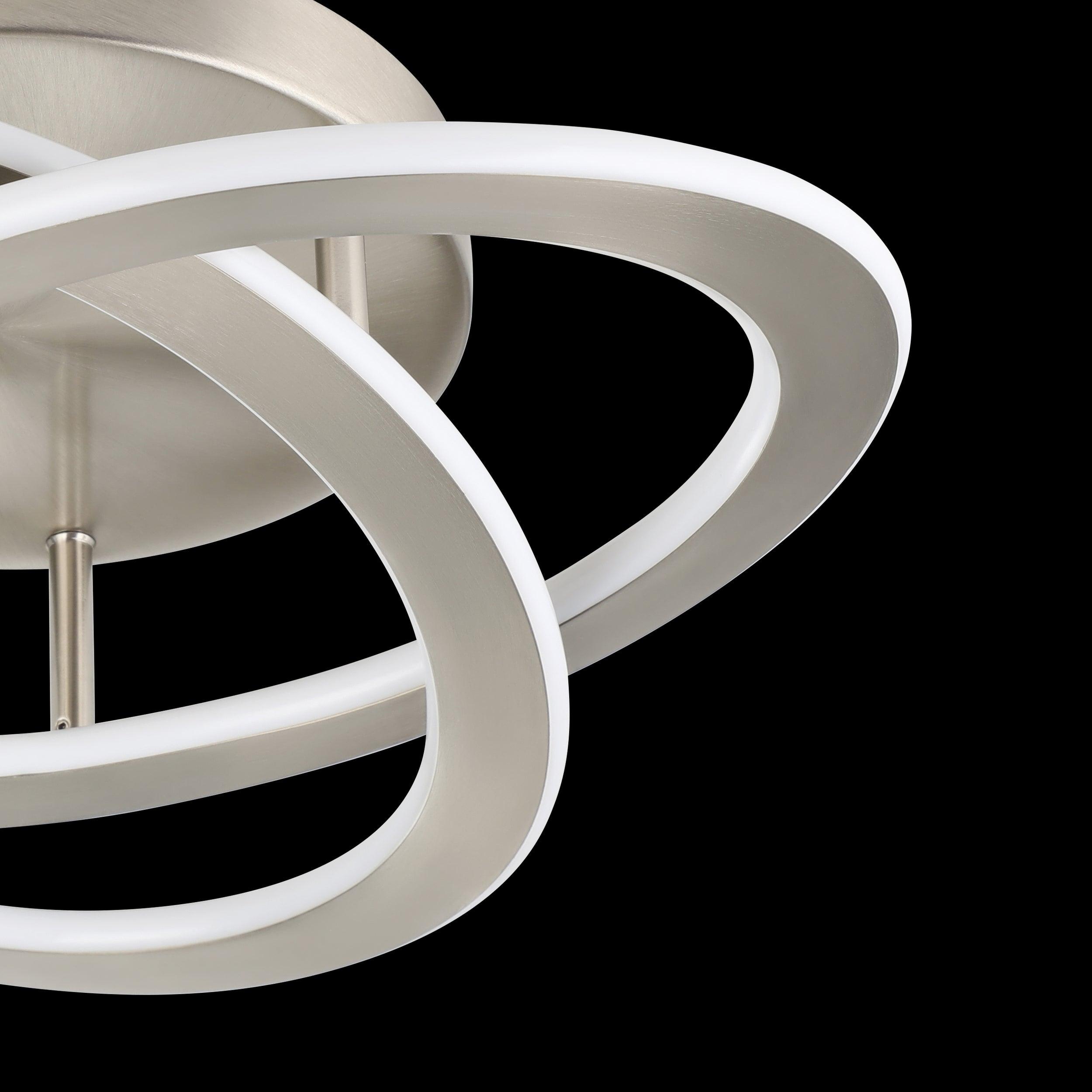 eglo rolimare led nickel flush ceiling light kitchen lighting