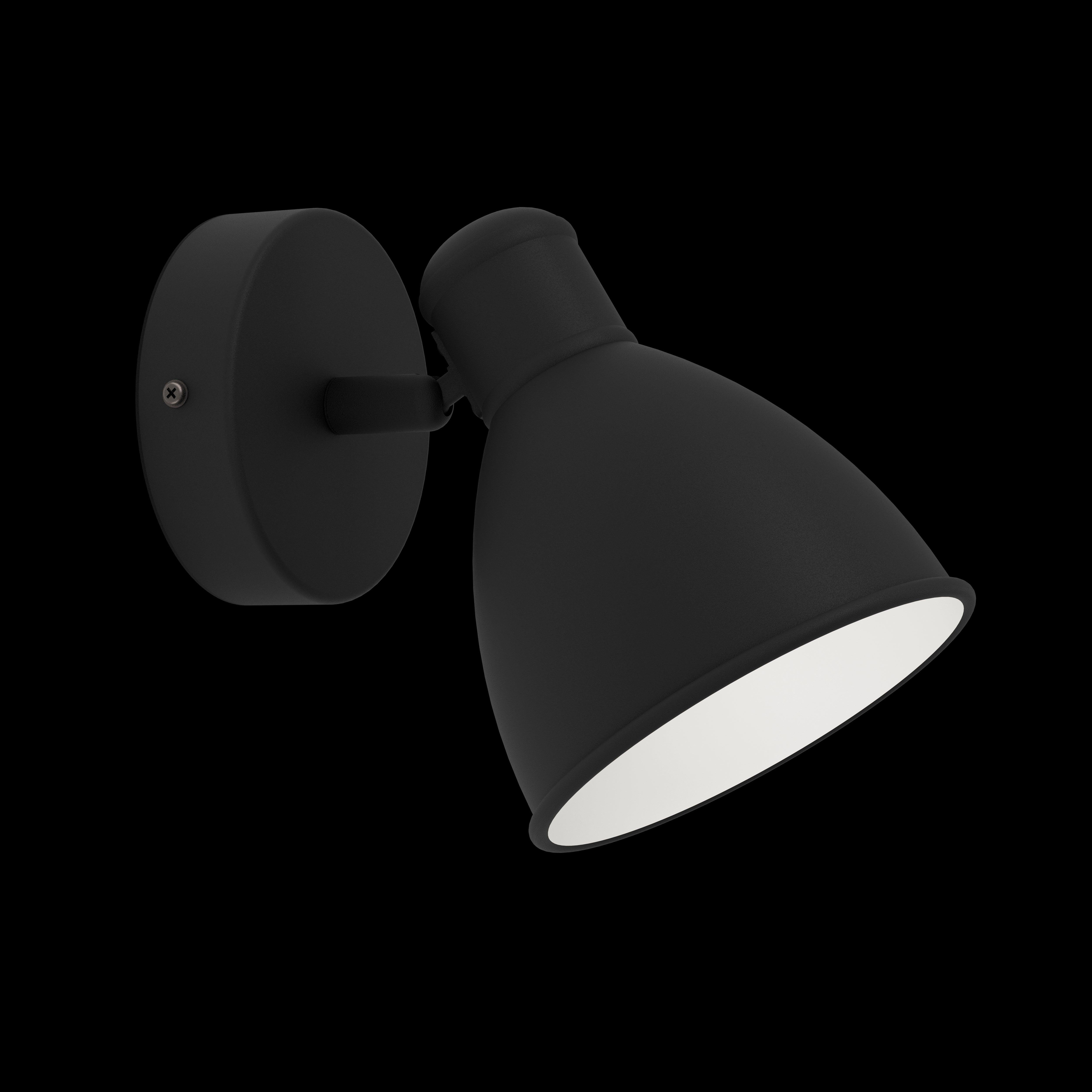 Eglo San Peri 1 Black IP44 Bathroom Spot Light-WAREHOUSE-40-200326