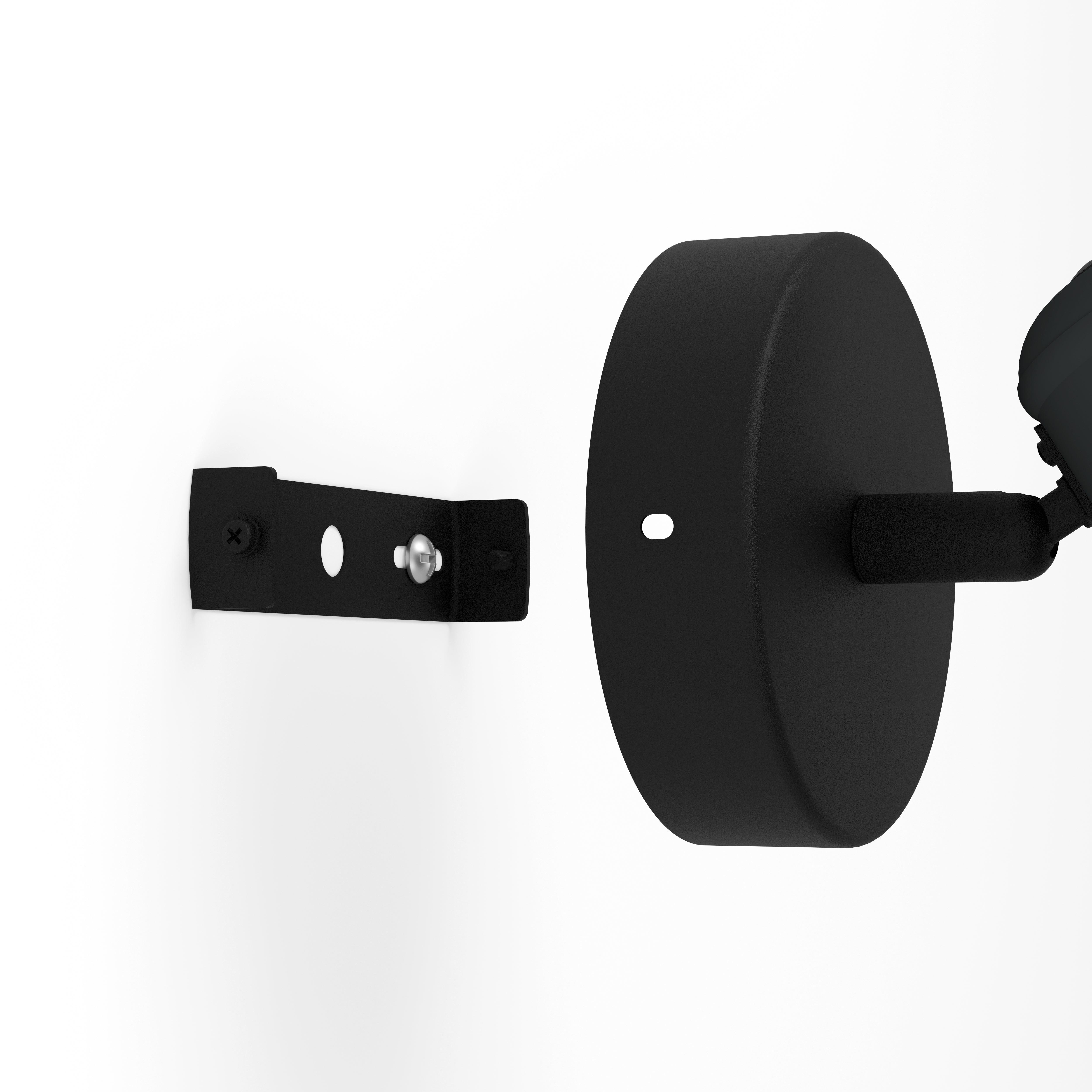 Eglo San Peri 1 Black IP44 Bathroom Spot Light-WAREHOUSE-40-200326