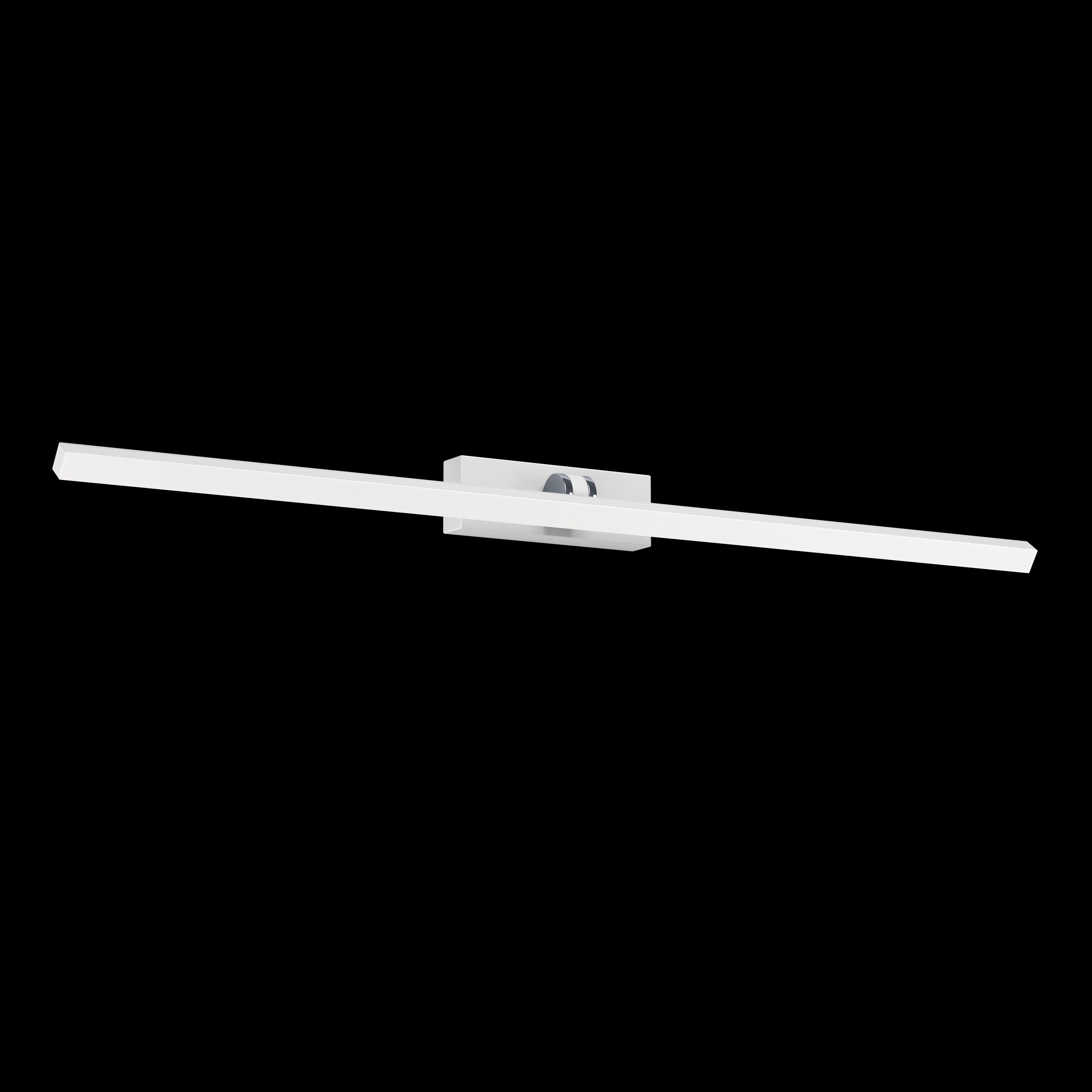 eglo verdello ip44 white led bathroom wall mirror light 60cm living room close up
