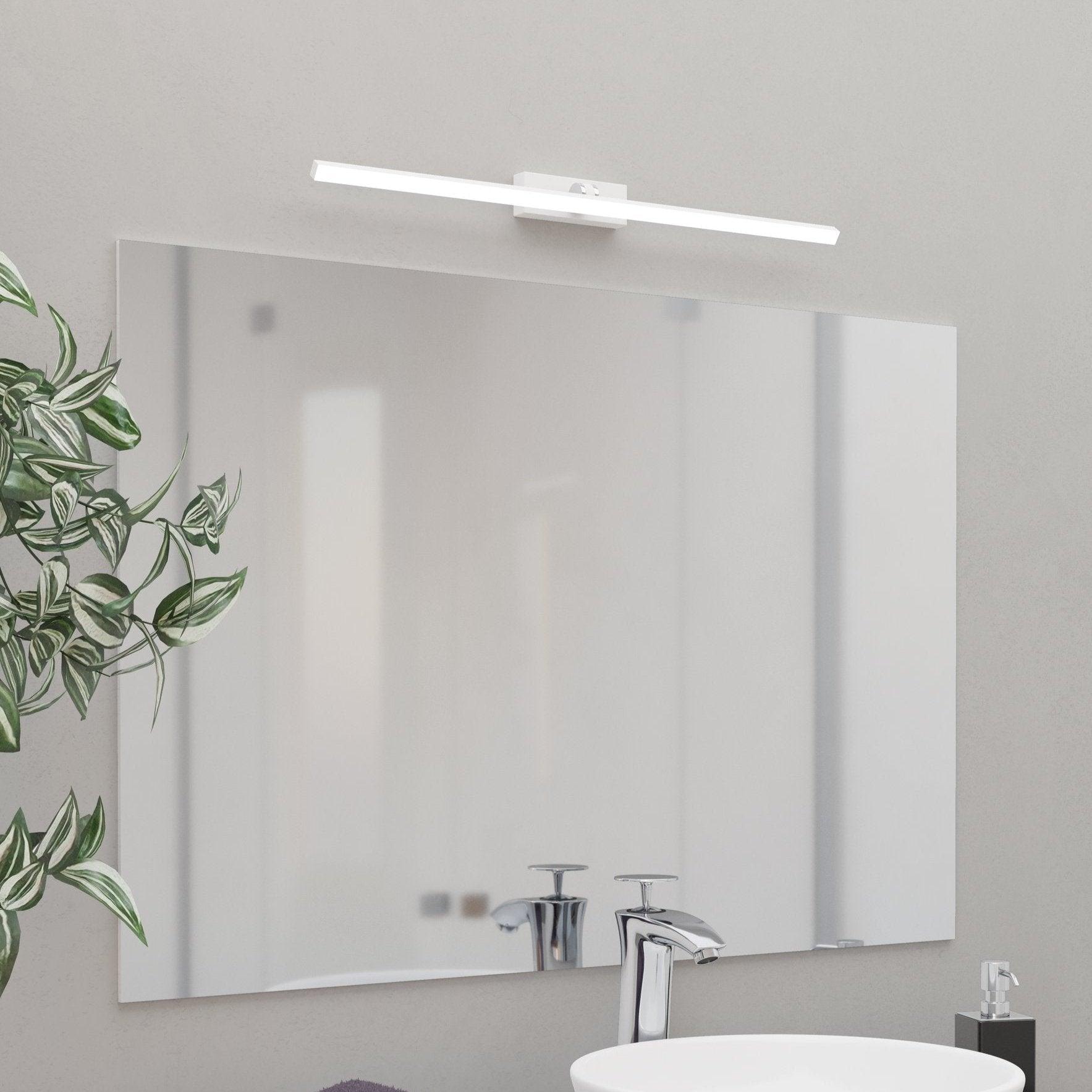 eglo verdello ip44 white led bathroom wall mirror light 60cm