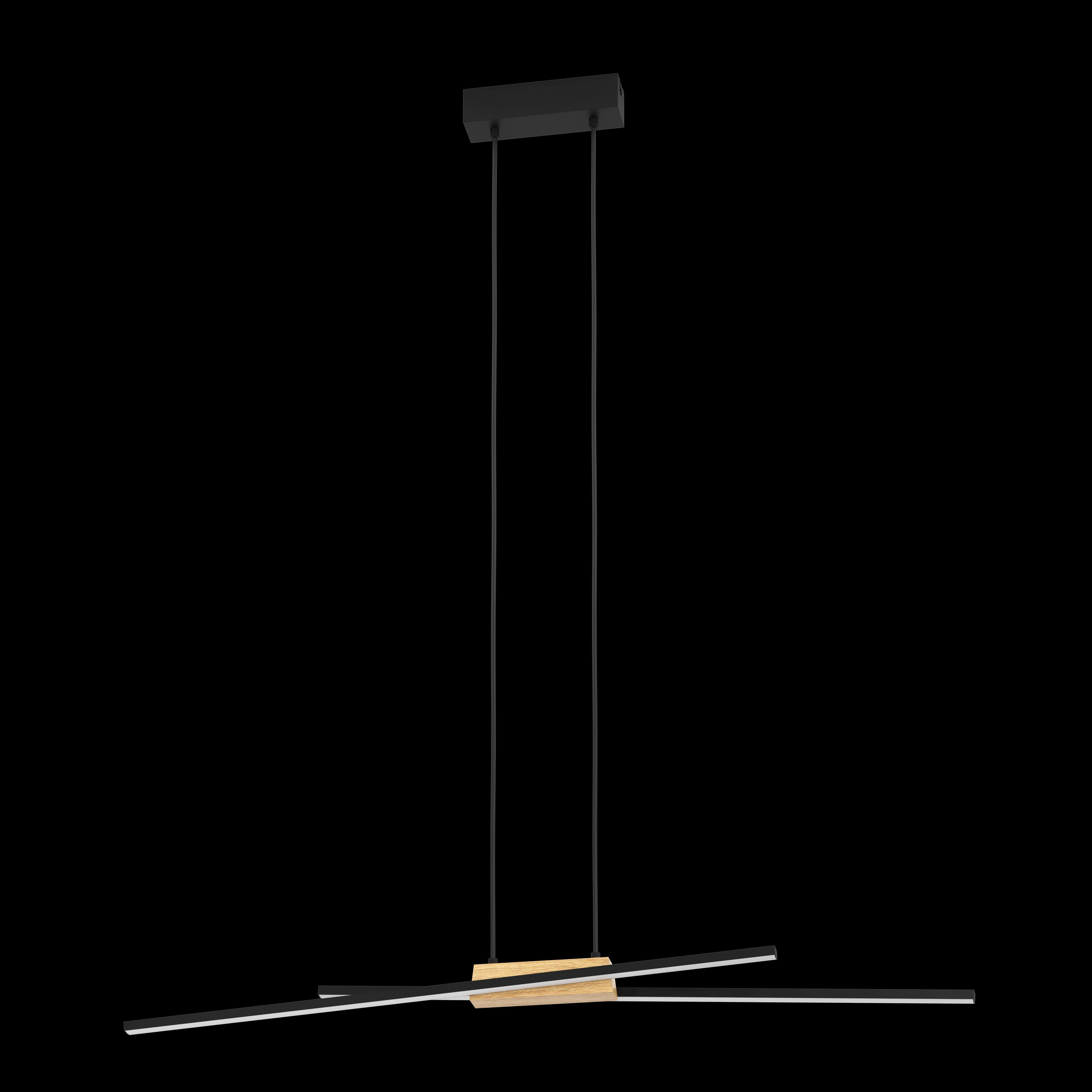 eglo panagria led black wood slim ceiling pendant kitchen lighting