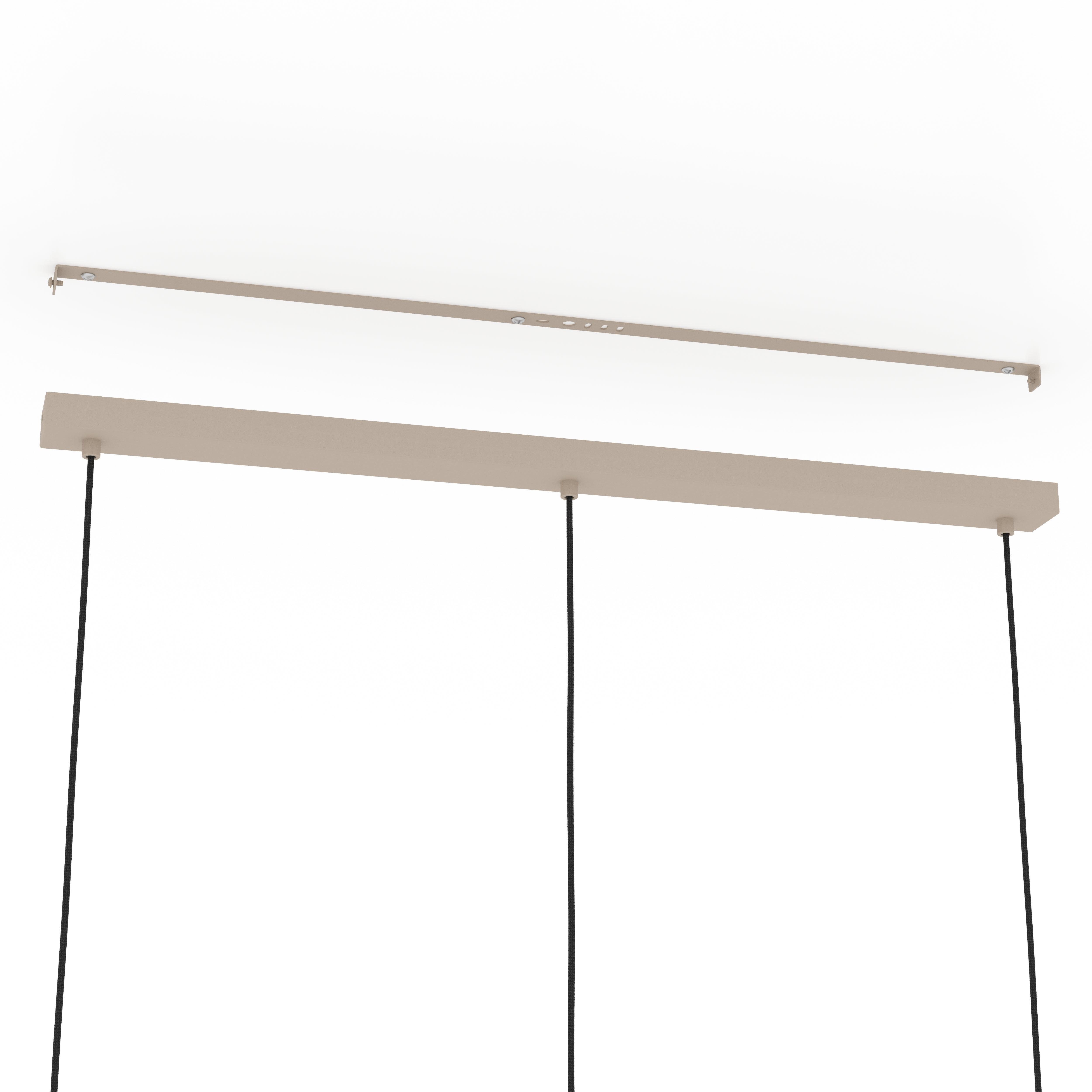 eglo romazzina 3 light sand metal caged bar pendant kitchen lighting