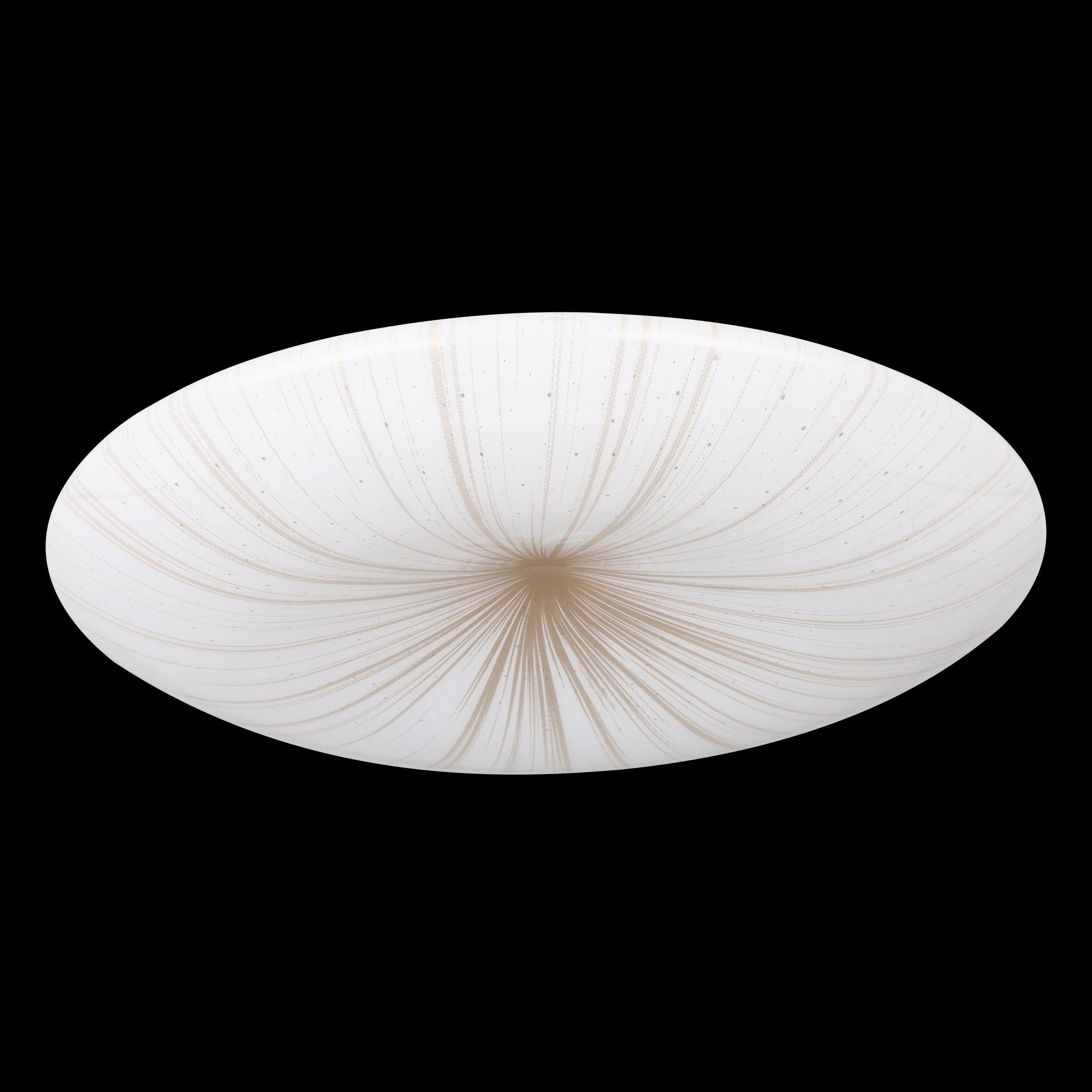 eglo nieves 1 white gold round flush ceiling light 31cm living room close up