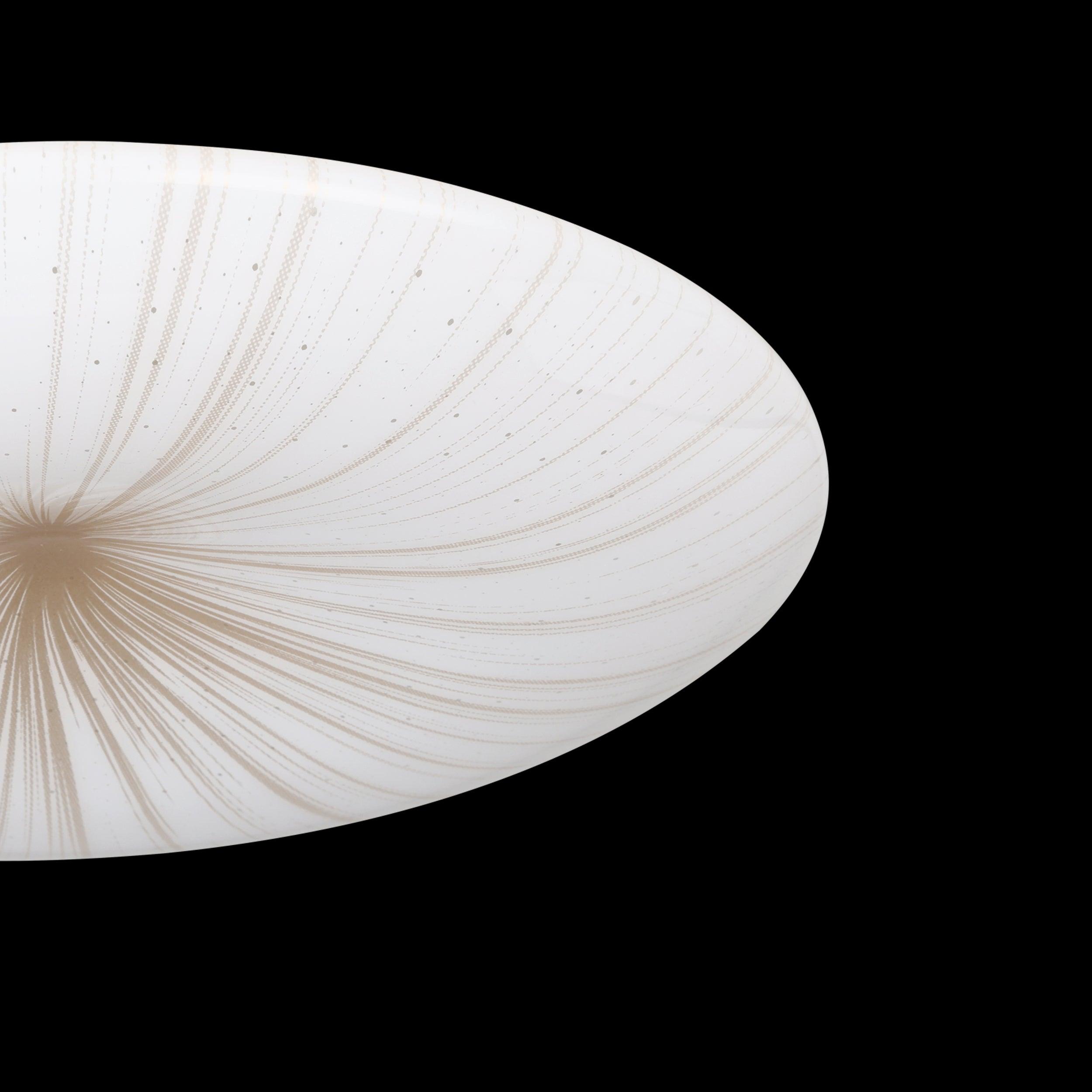 eglo nieves 1 white gold round flush ceiling light 31cm Kitchen Lighting Close Up