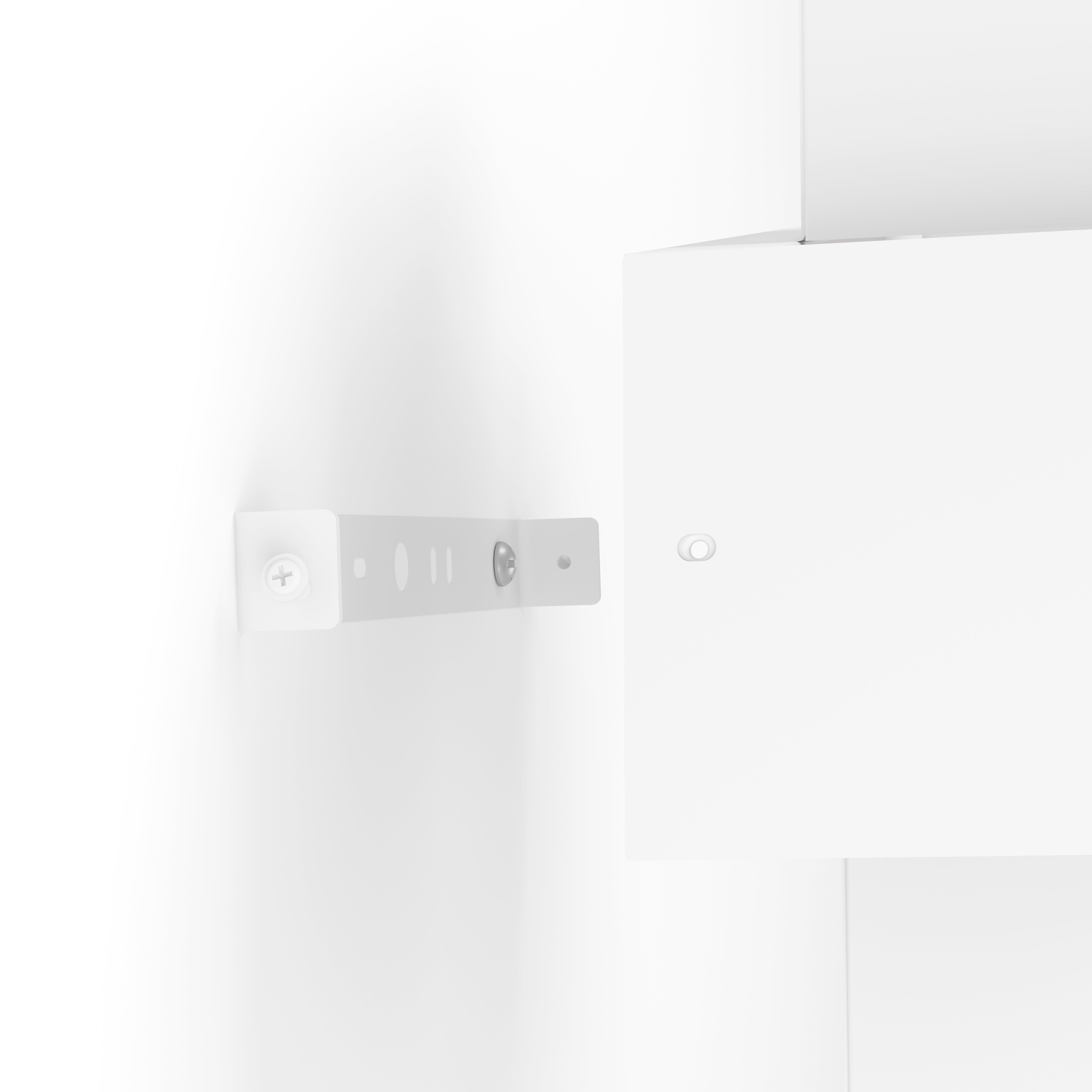 eglo timparossa white wall light living room close up