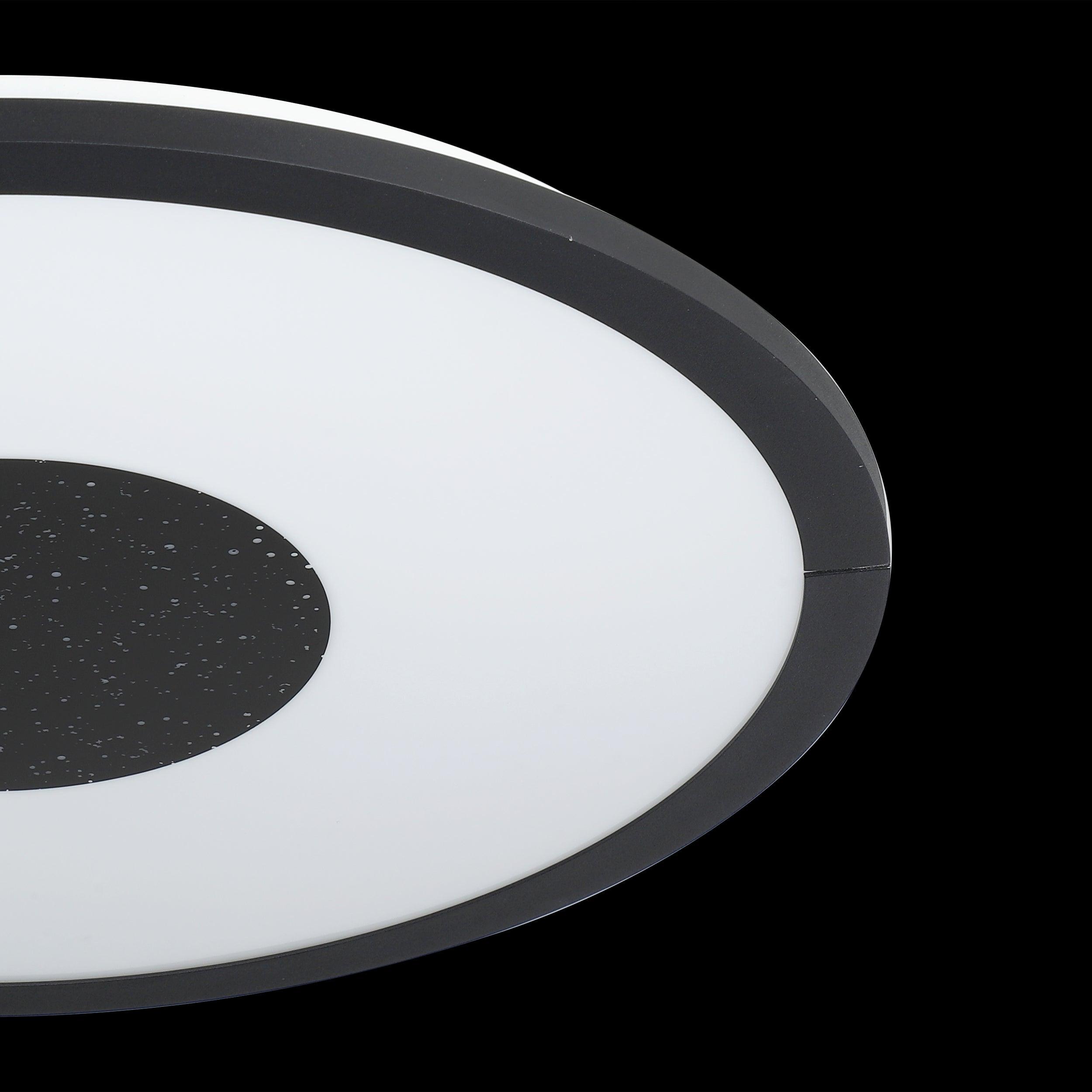 eglo marmorata led black white round ceiling flush kitchen lighting