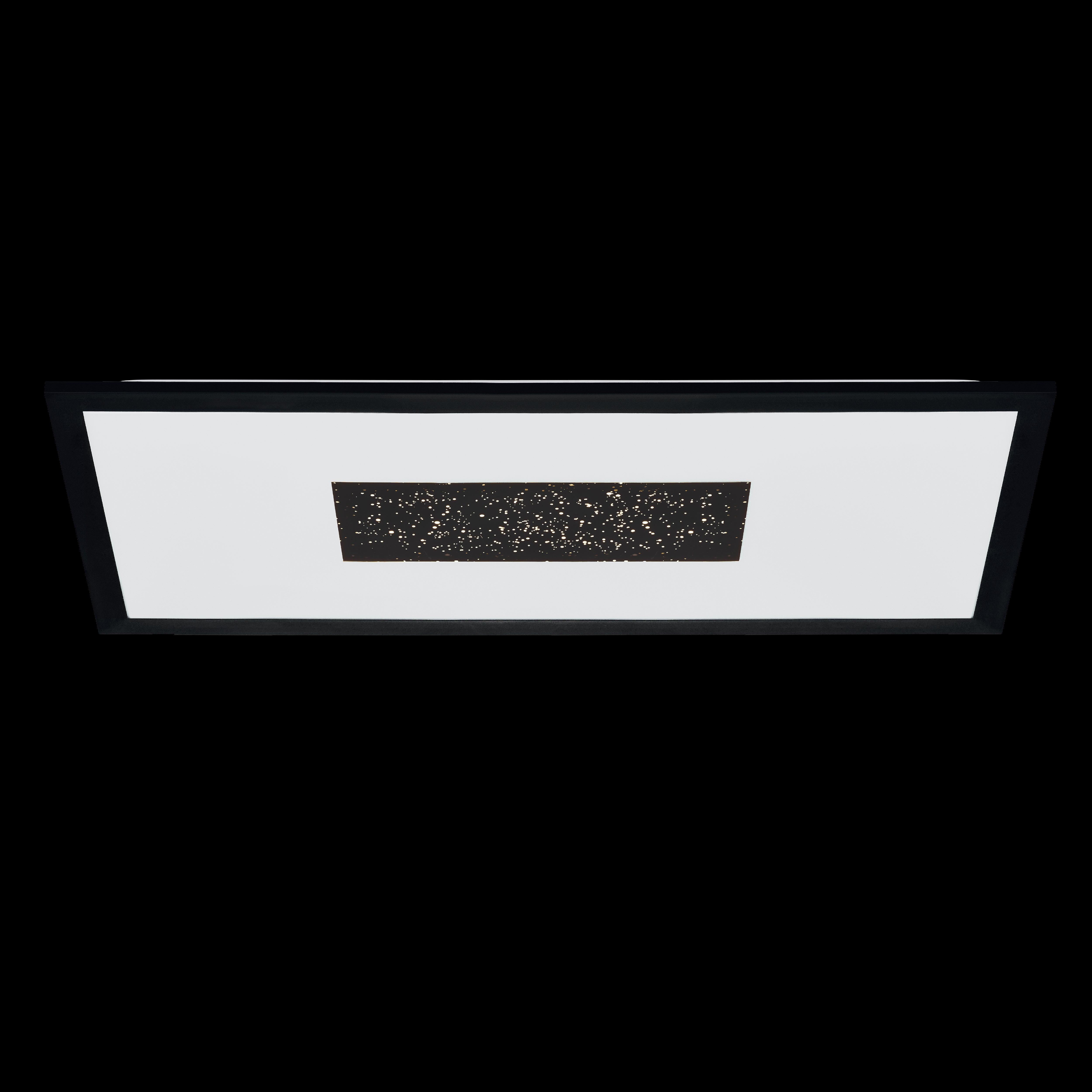 eglo marmorata led rectangular black white ceiling flush living room image