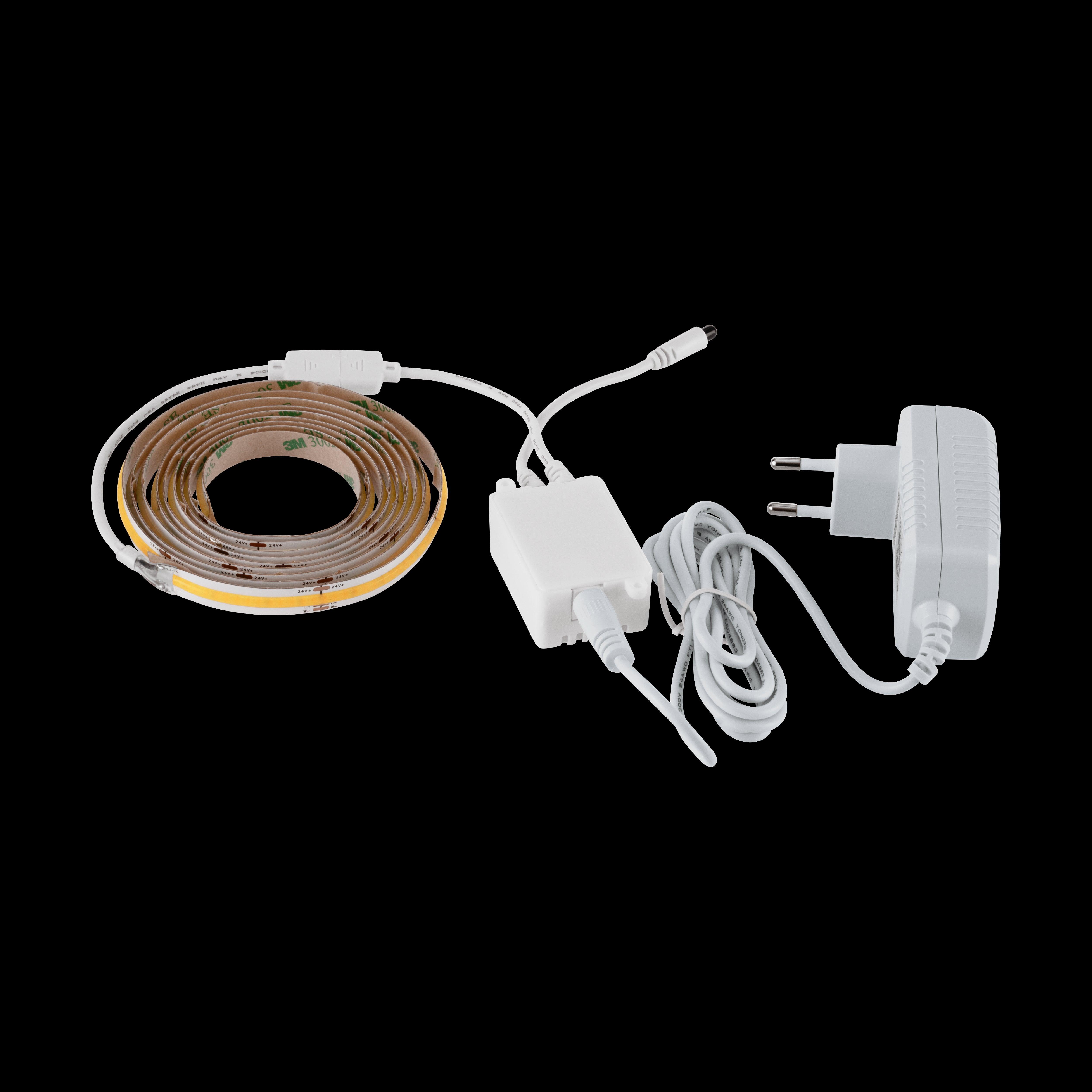 eglo cob stripe 2m led light strip remote control living room close up