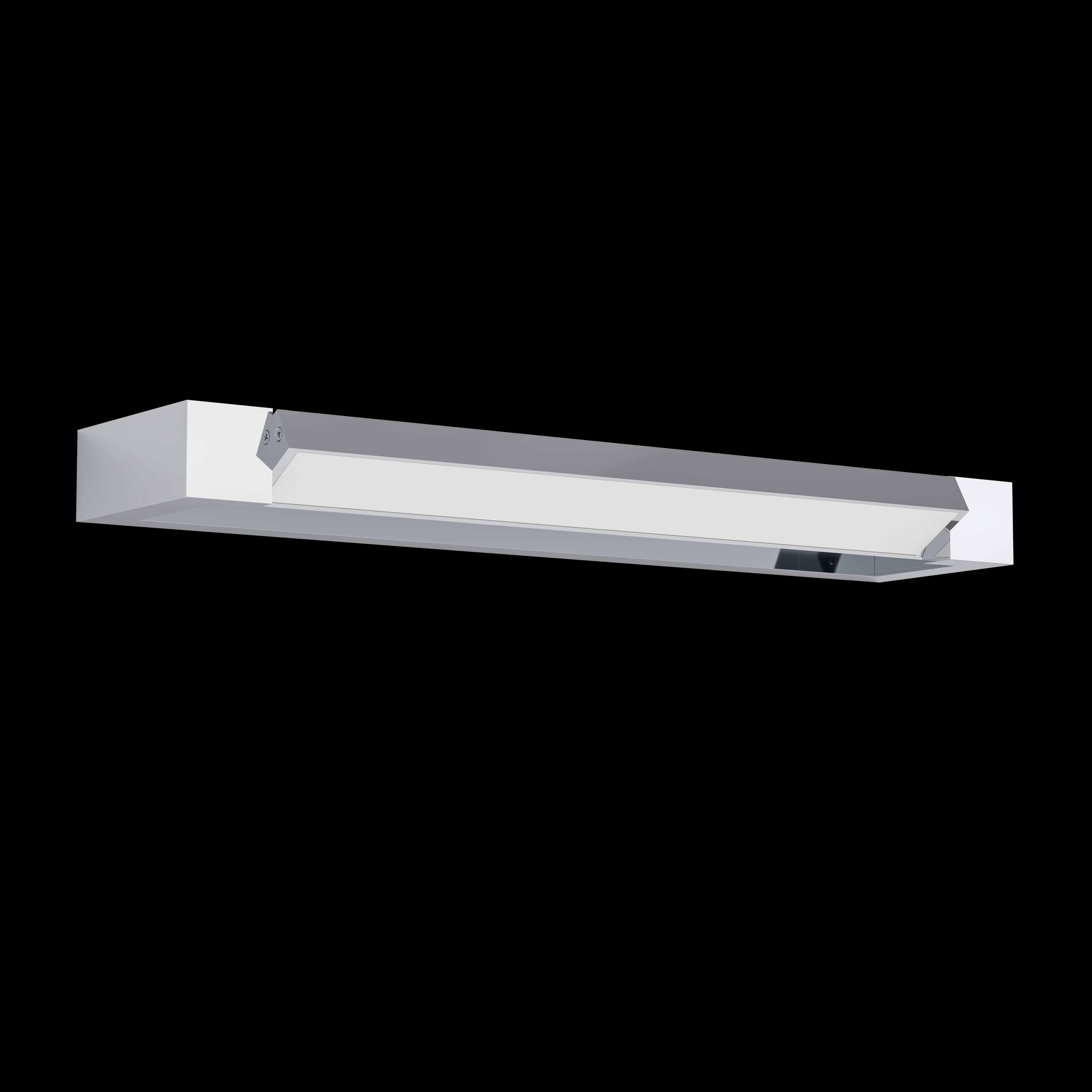 eglo gemiliana ip44 led chrome bathroom wall light 45cm living room image
