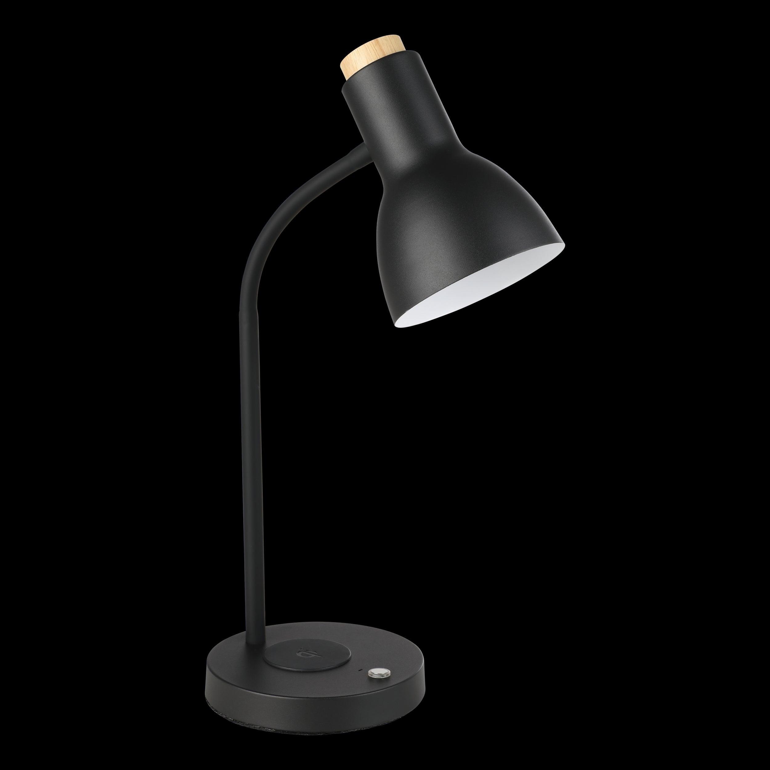 eglo veradal qi black touch table lamp kitchen lighting