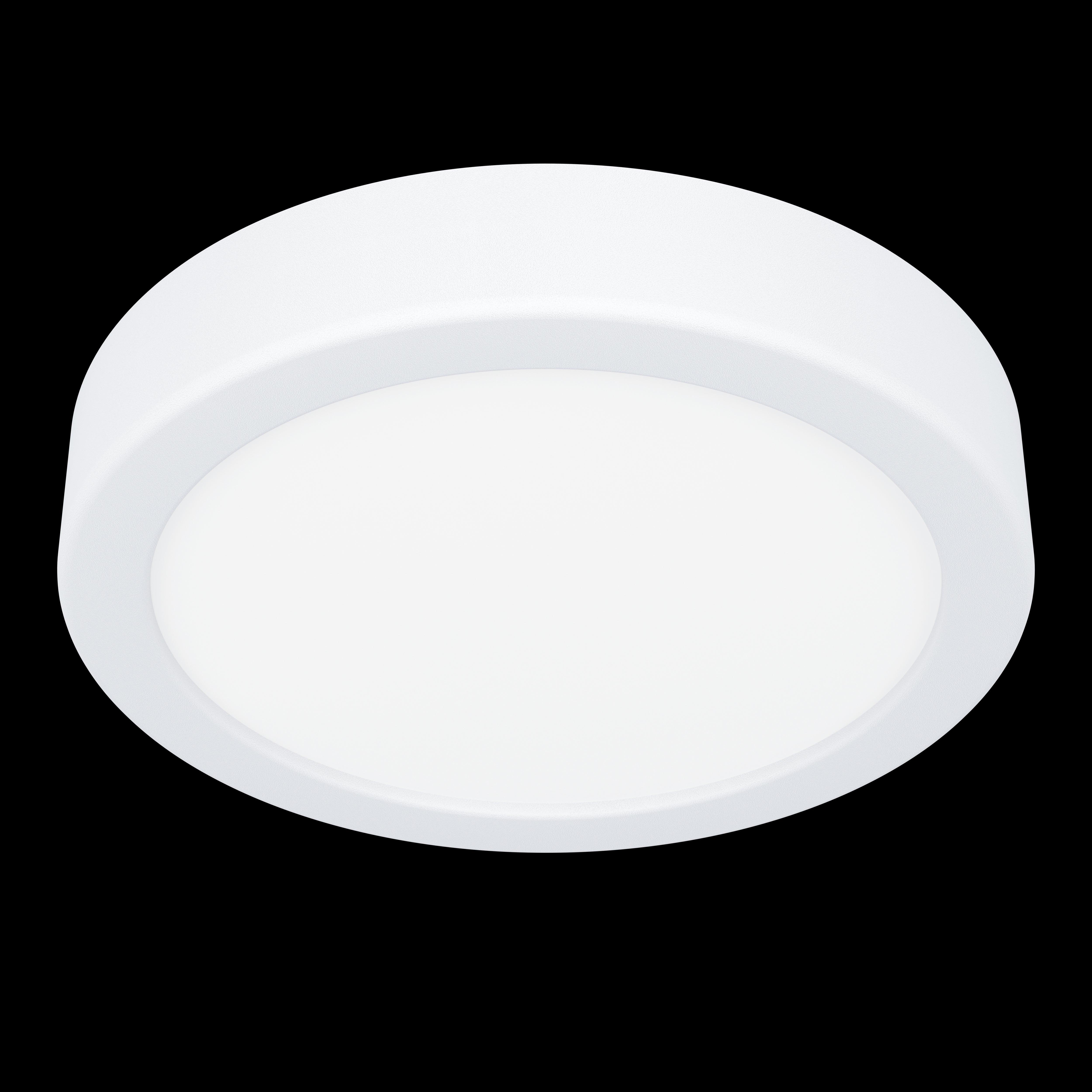 eglo fueva 5 led round white flush ceiling light 16cm living room image